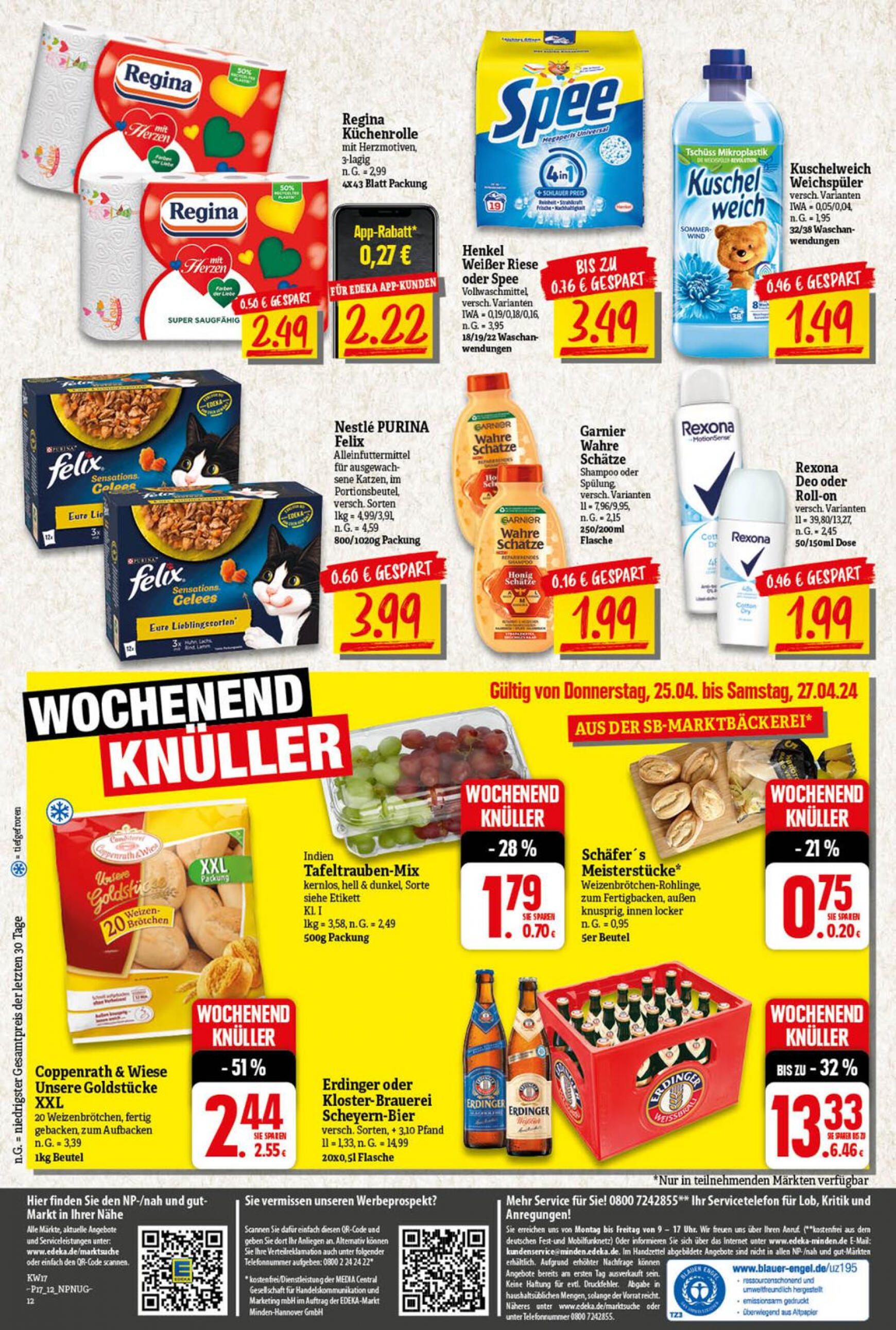np - Flyer NP - Edeka aktuell 22.04. - 27.04. - page: 12