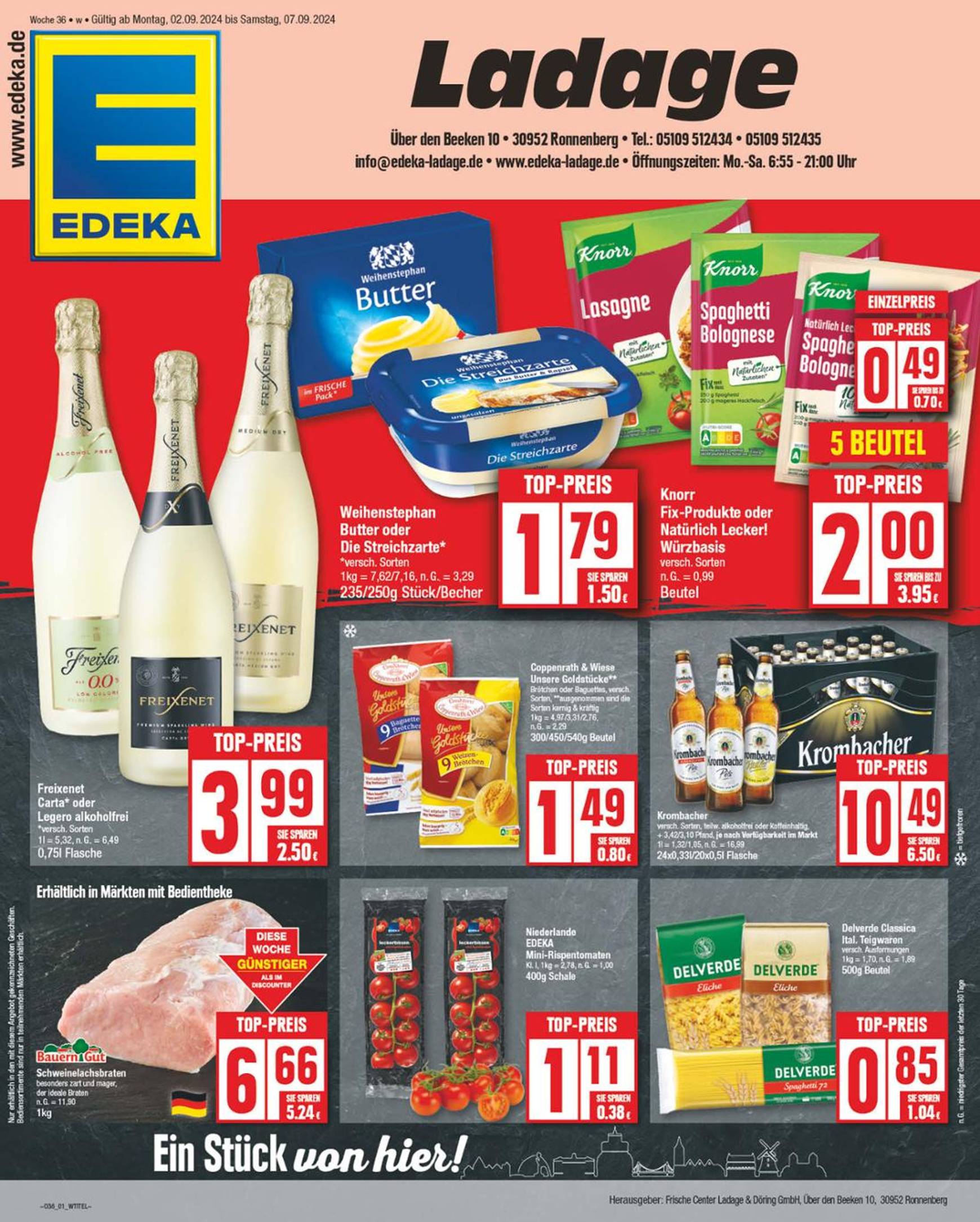 np - NP - Edeka - Ronnenberg-Prospekt gültig ab 02.09. - 07.09.