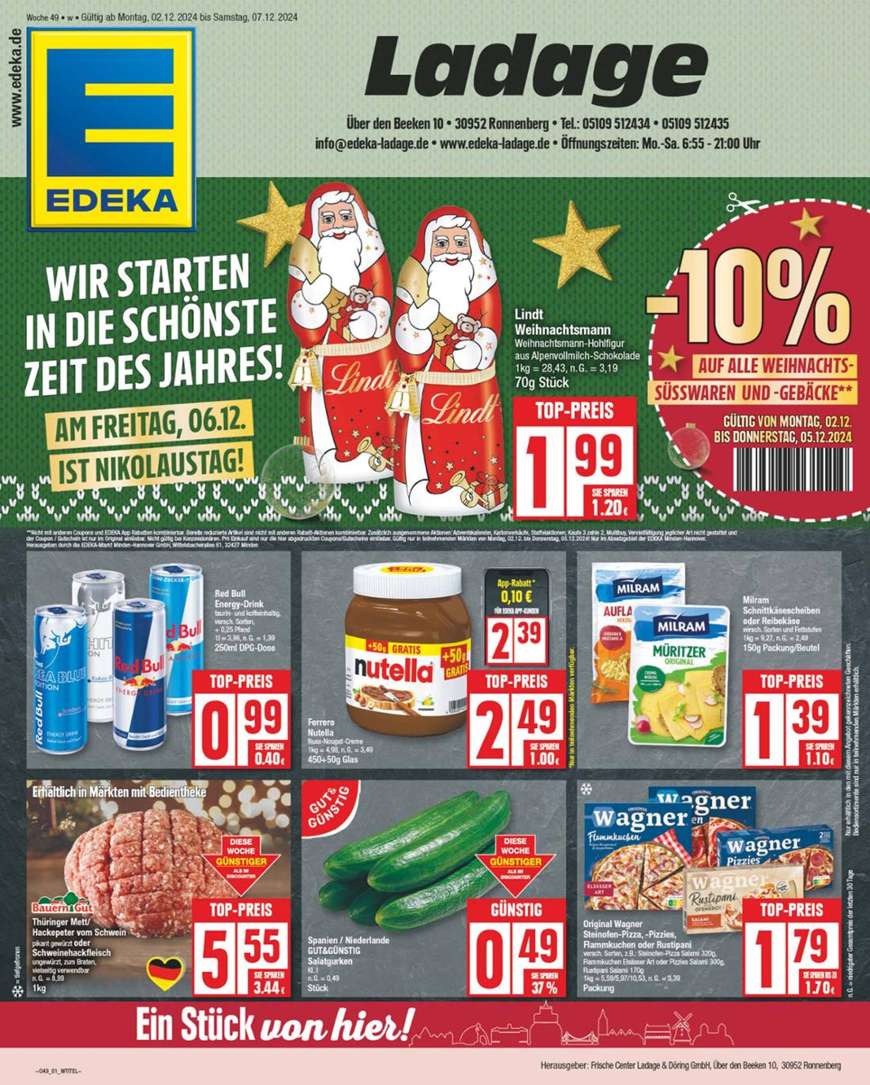 np - NP - Edeka - Ronnenberg-Prospekt gültig von 02.12. bis 07.12.