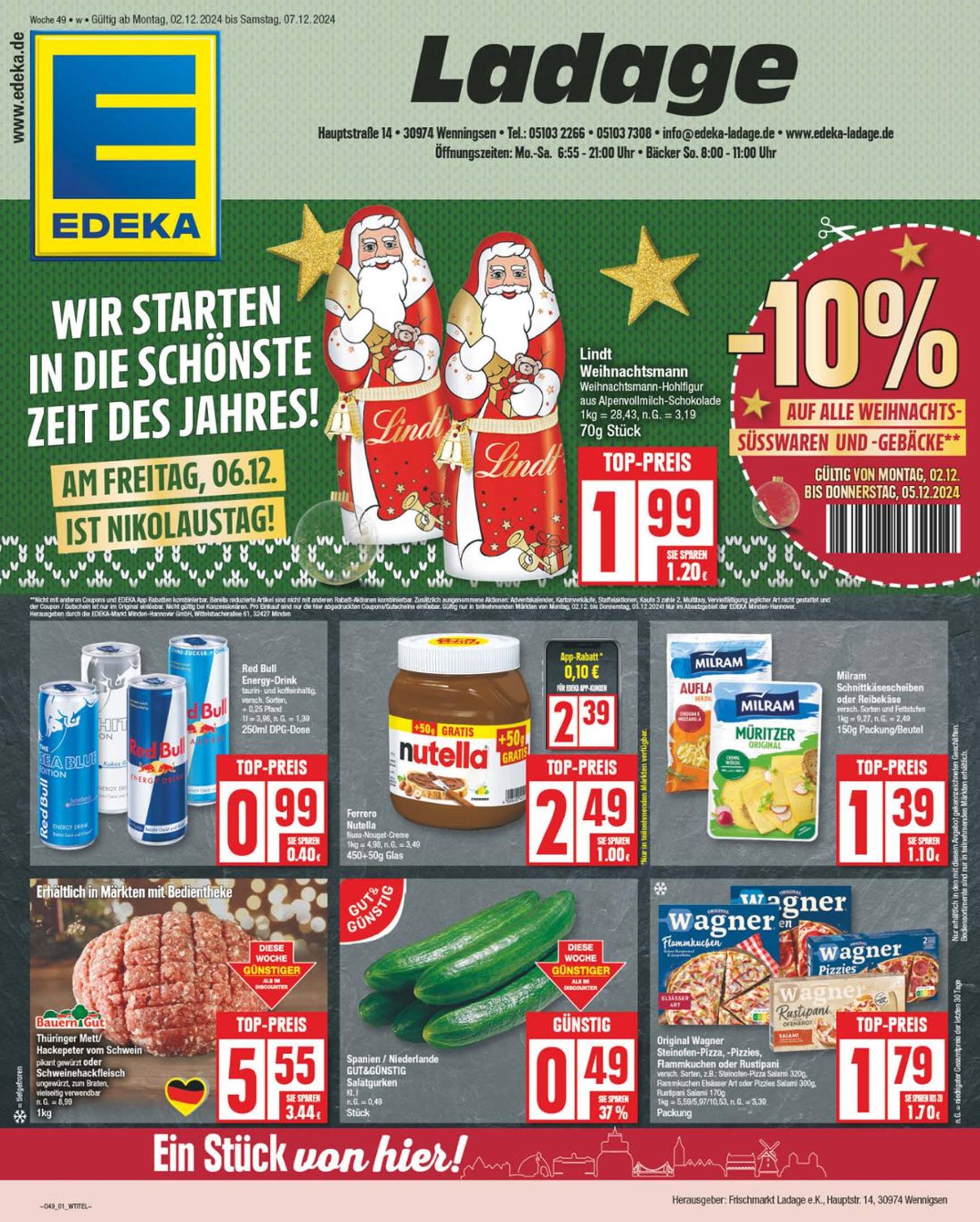 np - NP - Edeka - Wenningsen-Prospekt gültig von 02.12. bis 07.12.