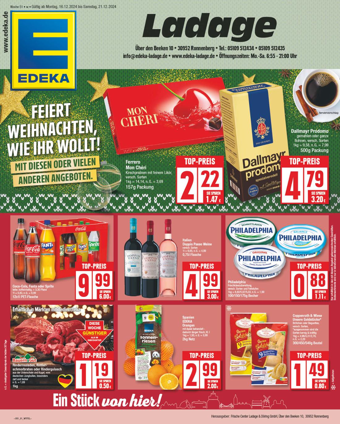 np - NP - Edeka - Ronnenberg-Prospekt gültig von 16.12. bis 21.12.