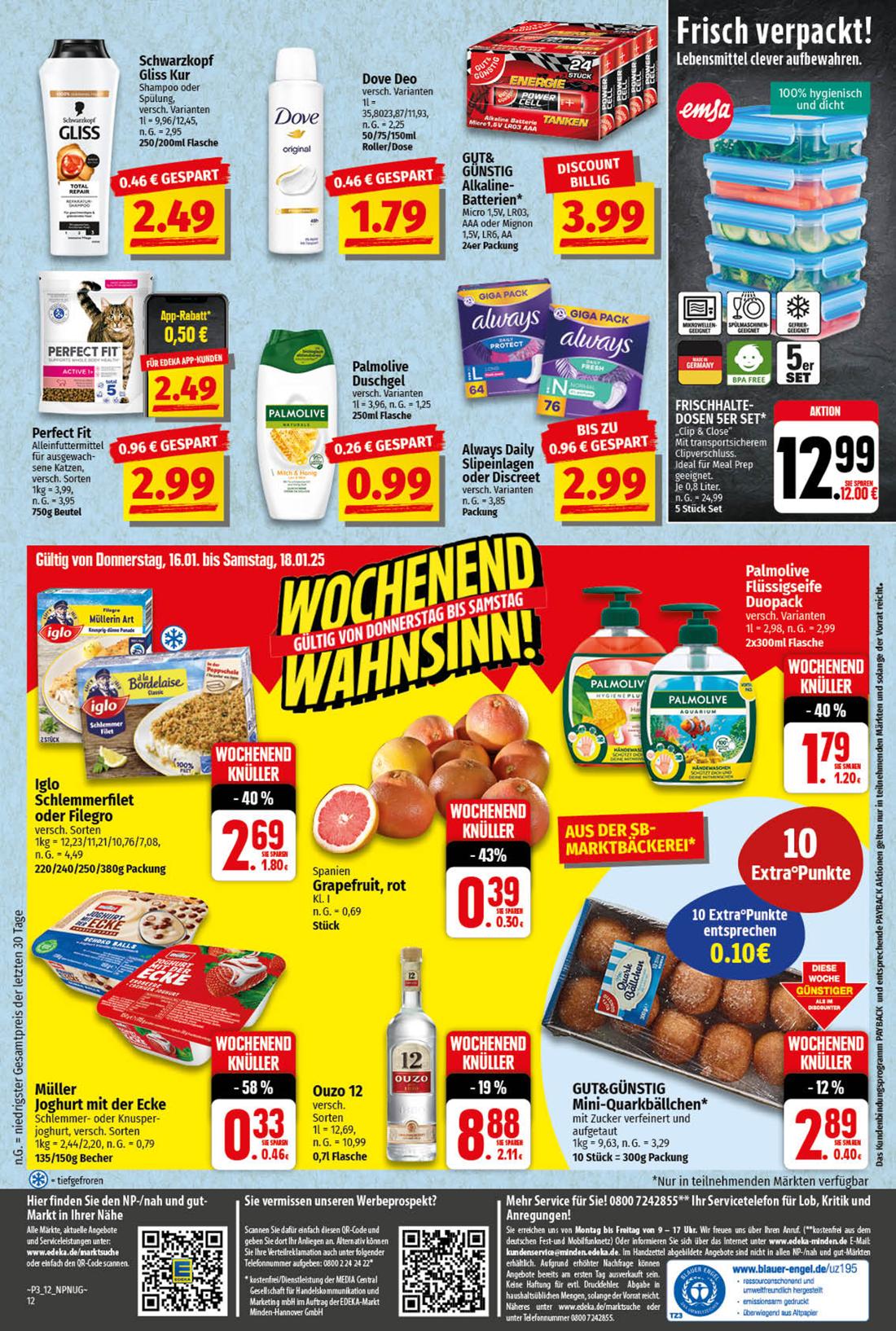 np - NP - Edeka-Prospekt gültig von 13.01. bis 18.01. - page: 12