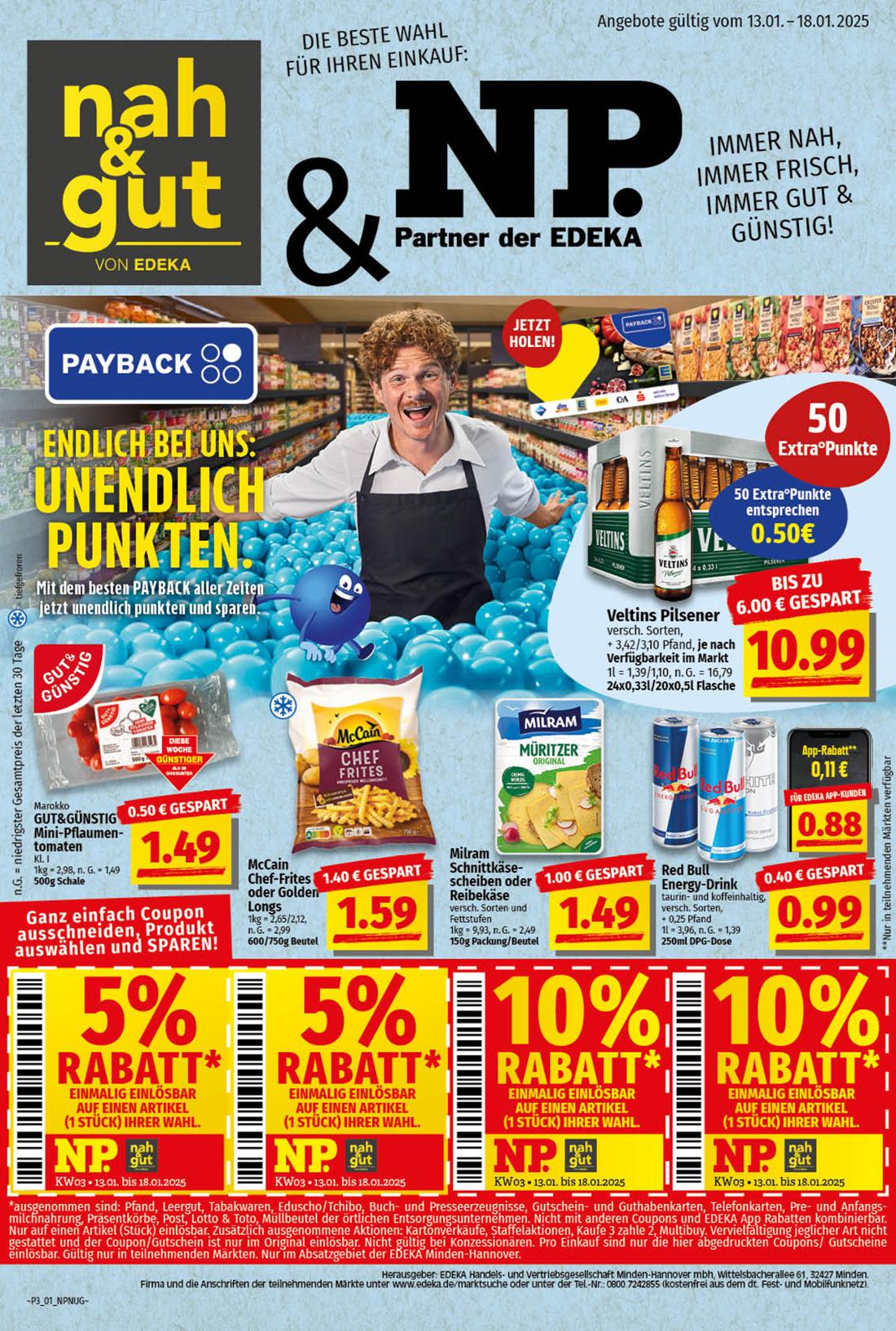 np - NP - Edeka-Prospekt gültig von 13.01. bis 18.01.