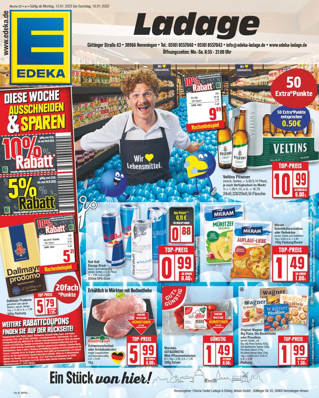 np - NP - Edeka - Hemmingen-Prospekt gültig von 13.01. bis 18.01.