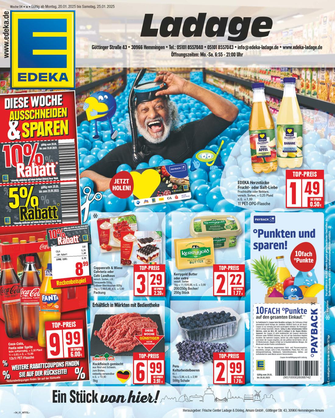 np - NP - Edeka - Hemmingen-Prospekt gültig von 20.01. bis 25.01.