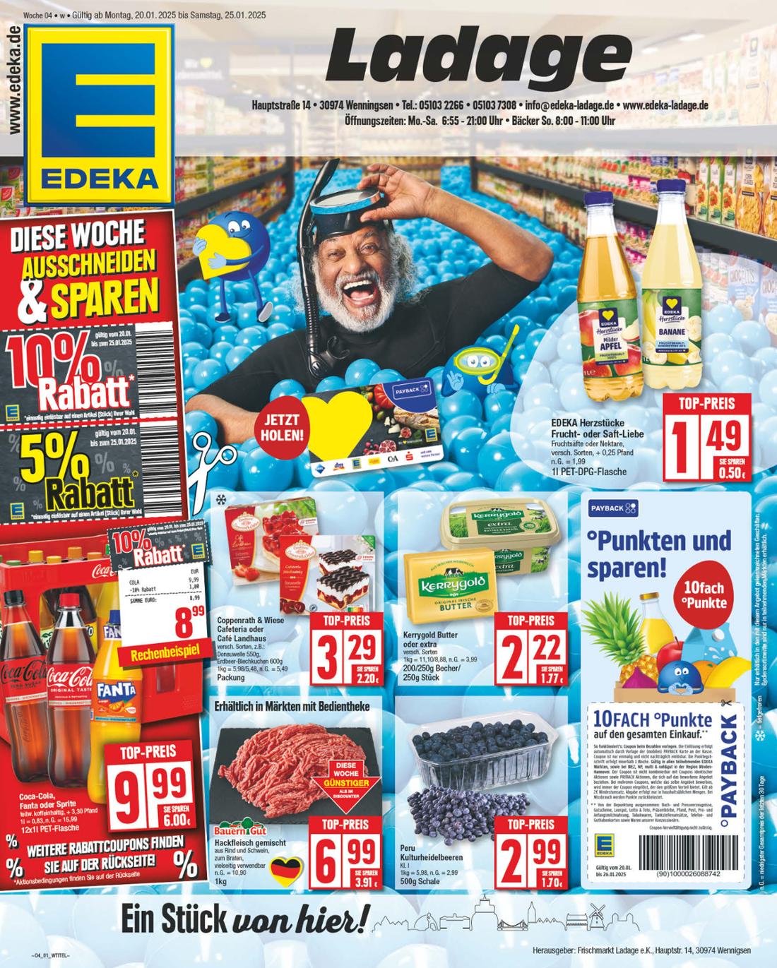 np - NP - Edeka - Wenningsen-Prospekt gültig von 20.01. bis 25.01.