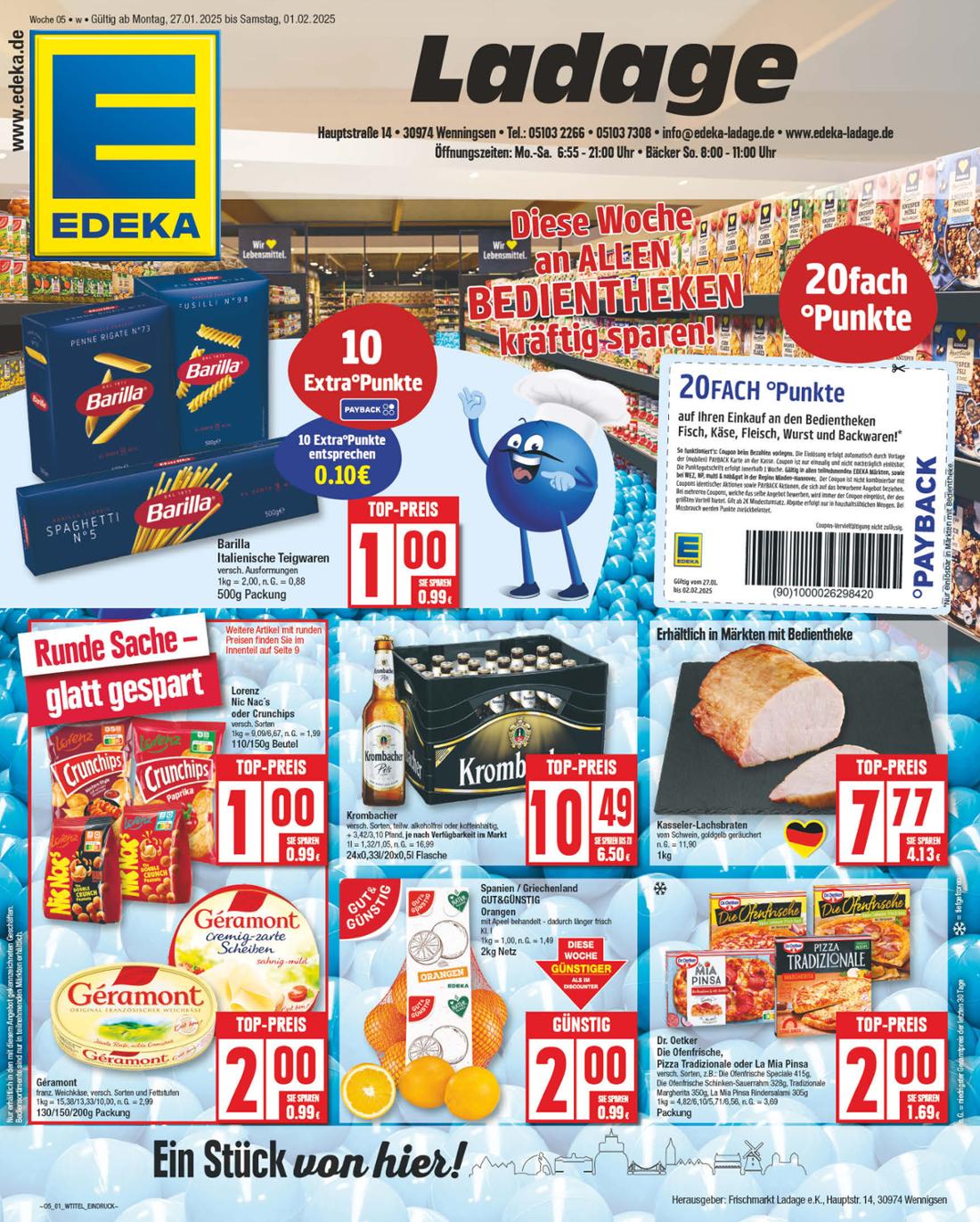 np - NP - Edeka - Wenningsen-Prospekt gültig von 27.01. bis 01.02.