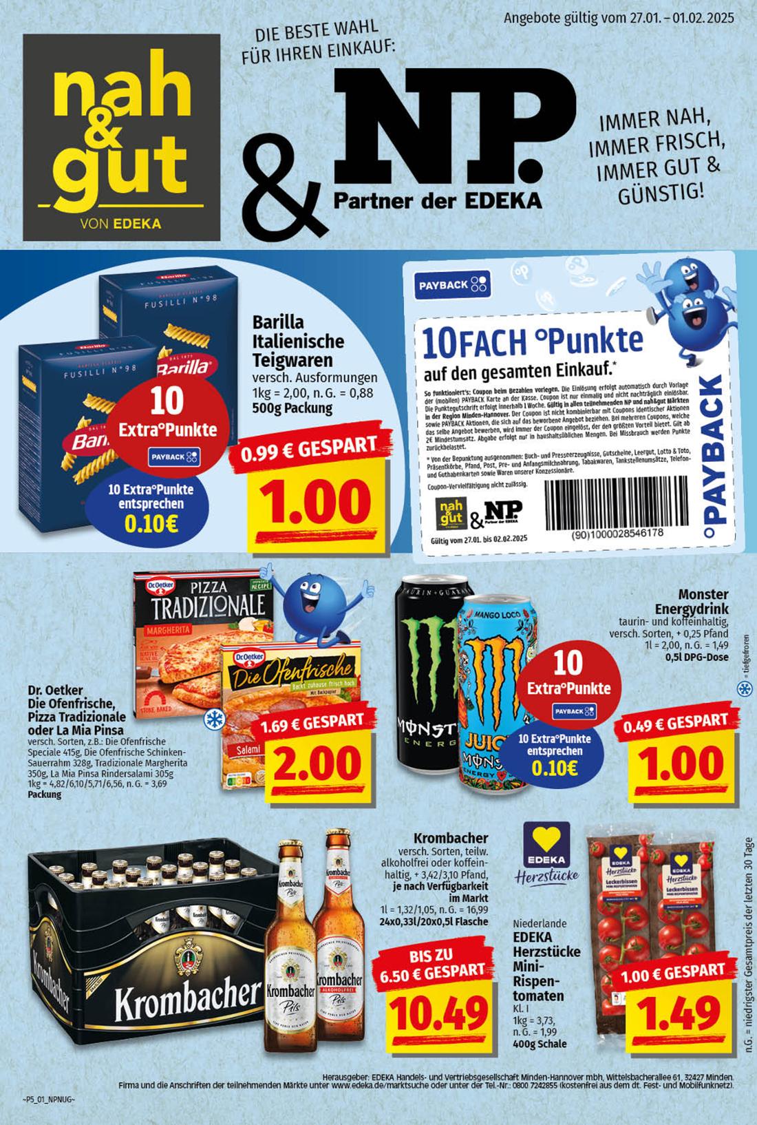 np - NP - Edeka-Prospekt gültig von 27.01. bis 01.02. - page: 1