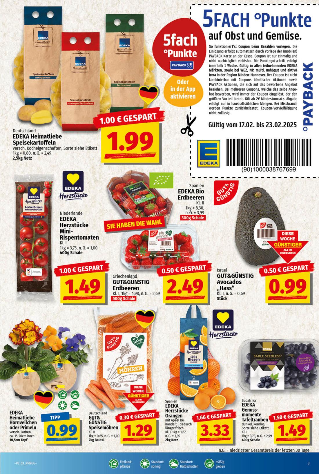 np - NP - Edeka-Prospekt gültig von 17.02. bis 22.02. - page: 3