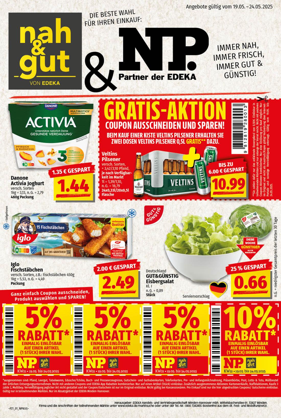 np - NP - Edeka-Prospekt gültig von 19.05. bis 24.05.