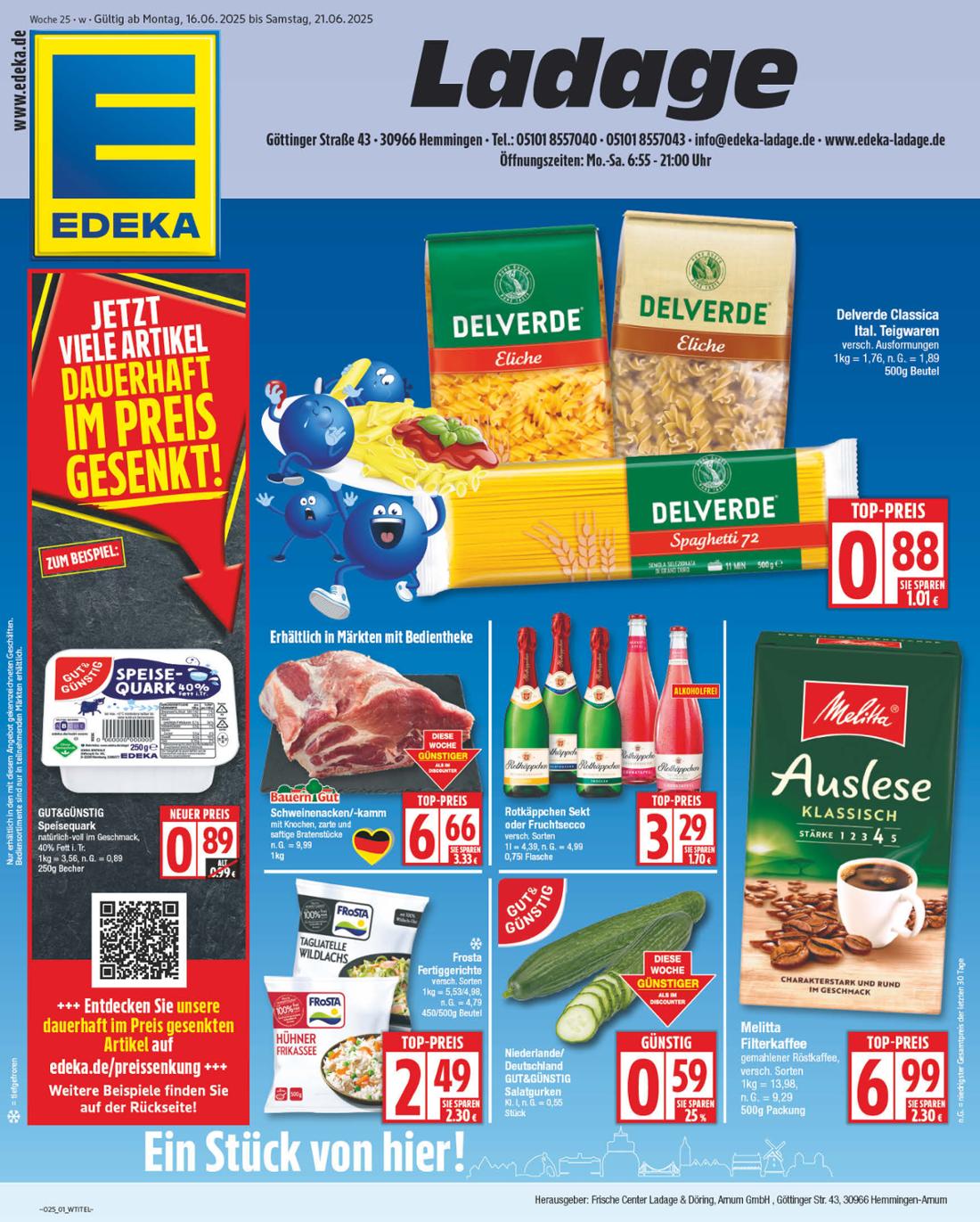 np - NP - Edeka - Hemmingen-Prospekt gültig vom 16.06. bis 21.06.