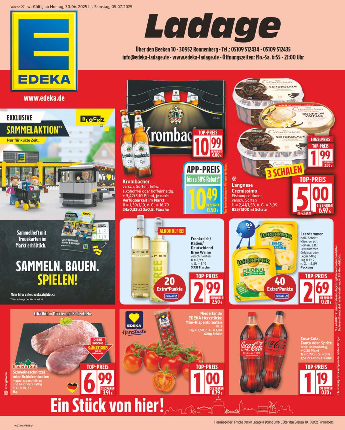 np - NP - Edeka - Ronnenberg-Prospekt gültig vom 30.06. bis 05.07.