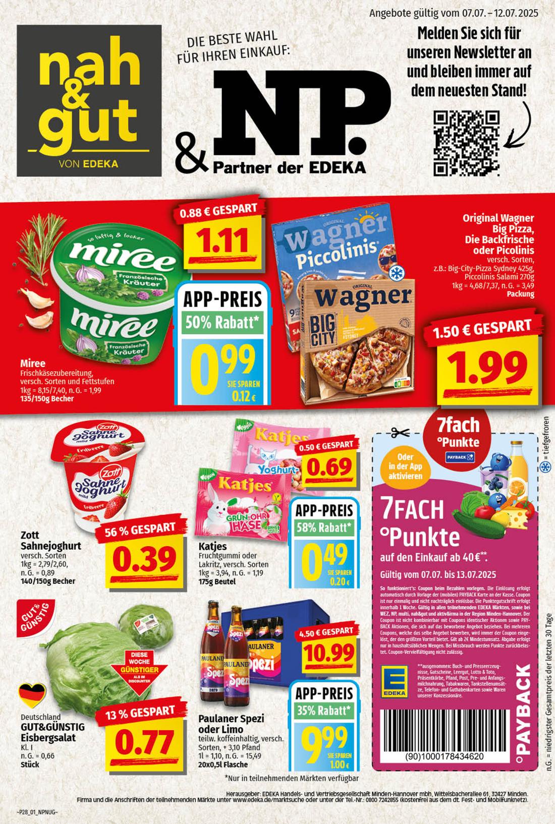 np - NP - Edeka-Prospekt gültig vom 07.07. bis 12.07.