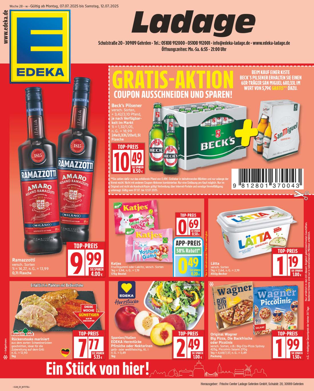 np - NP - Edeka - Gehrden-Prospekt gültig vom 07.07. bis 12.07.