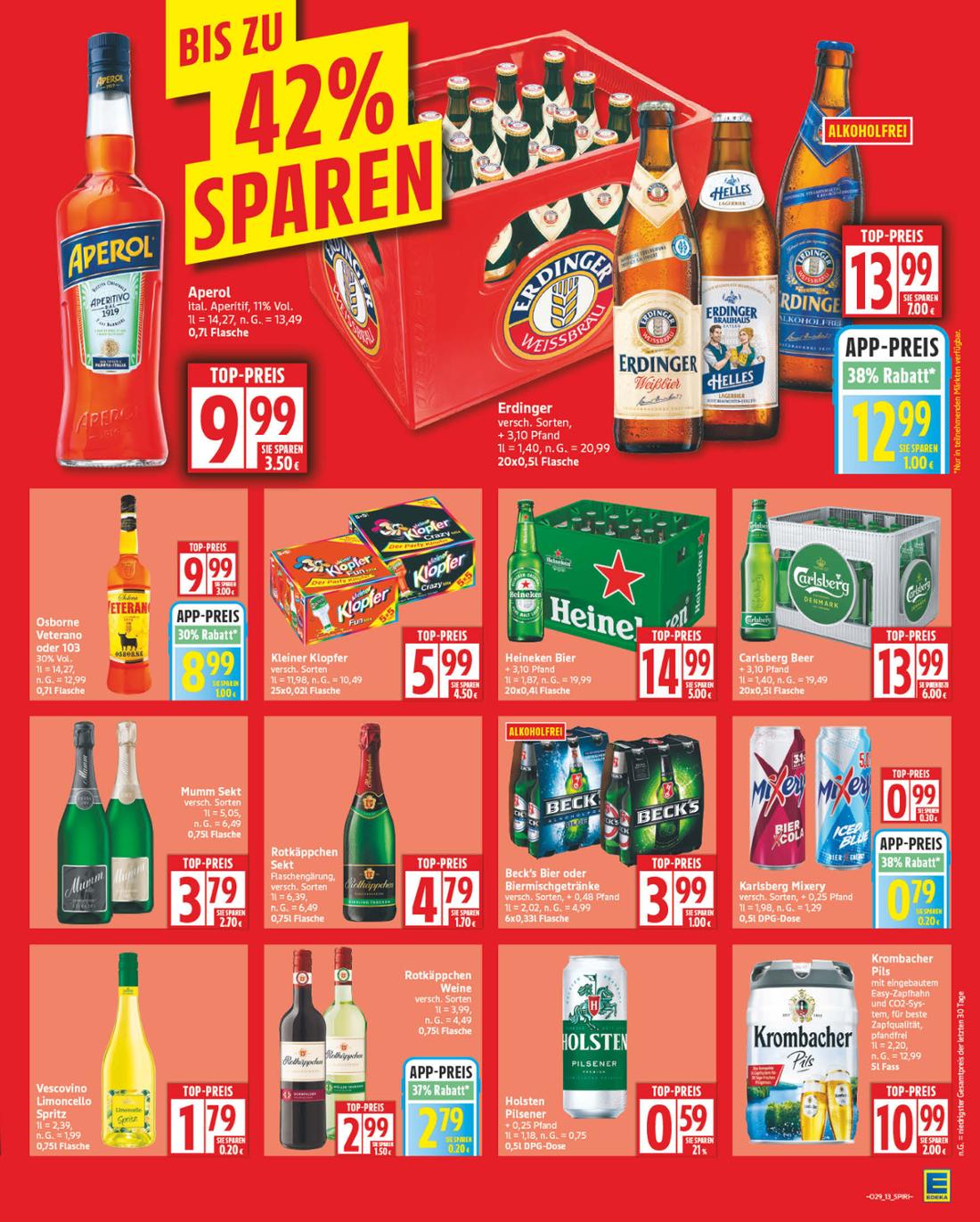 np - Edeka - ladage-Prospekt gültig vom 14.07. bis 19.07. - page: 13
