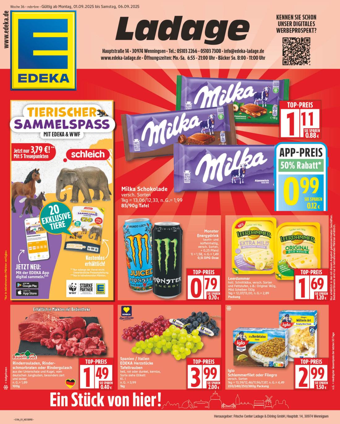 np - NP - Edeka - Wenningsen-Prospekt gültig vom 01.09. bis 06.09.