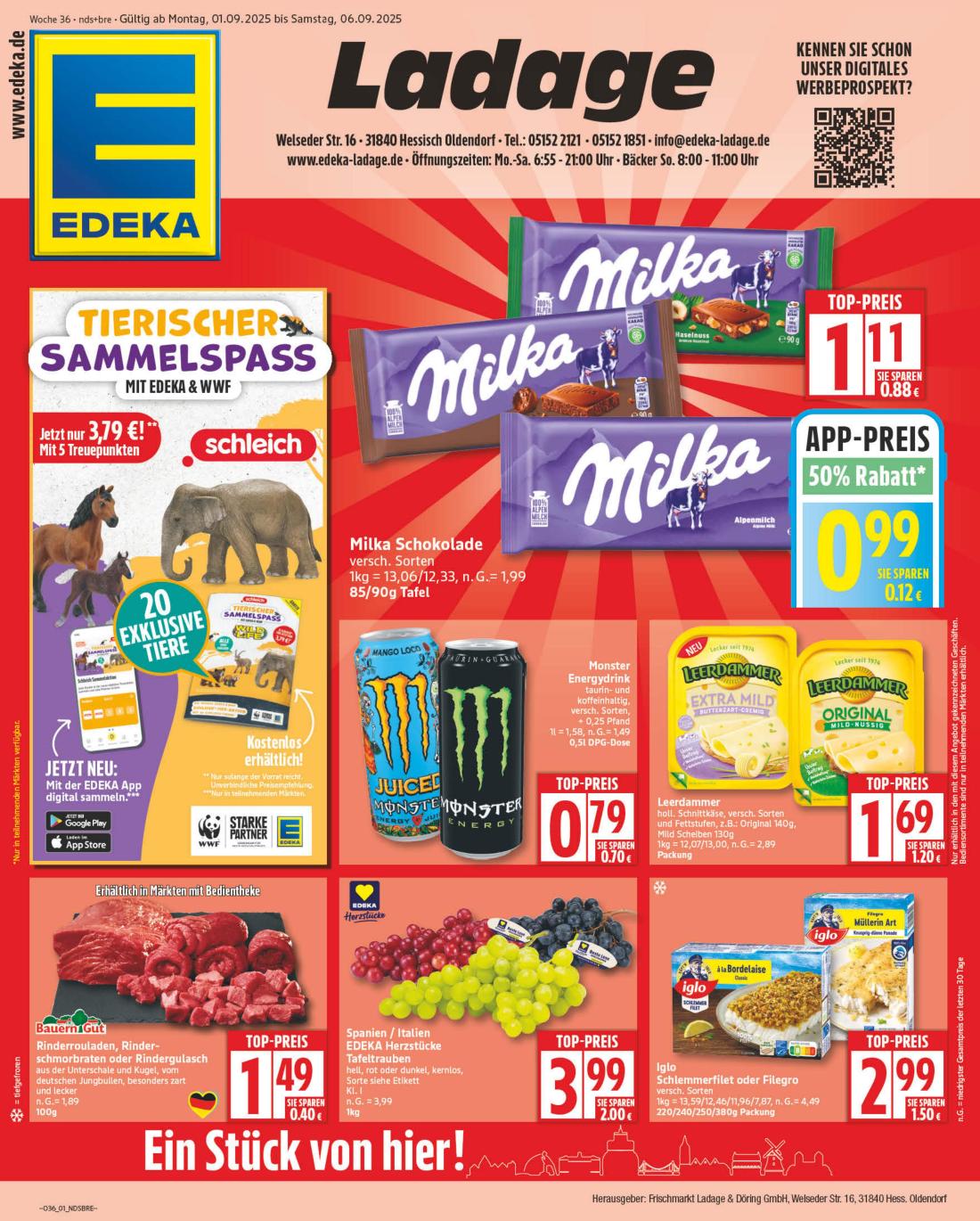 np - NP - Edeka - Hessisch Oldendorf-Prospekt gültig vom 01.09. bis 06.09.