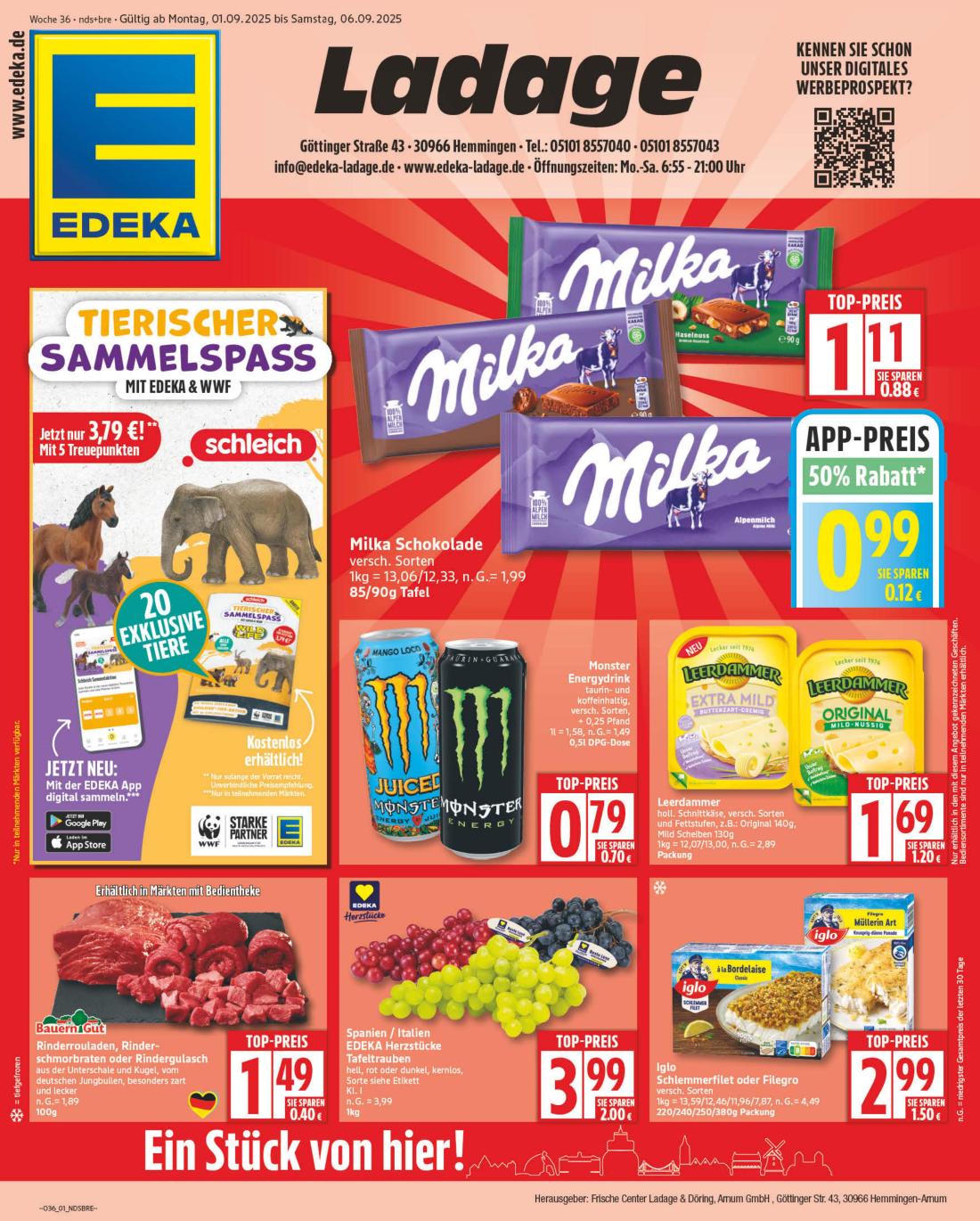 np - NP - Edeka - Hemmingen-Prospekt gültig vom 01.09. bis 06.09.