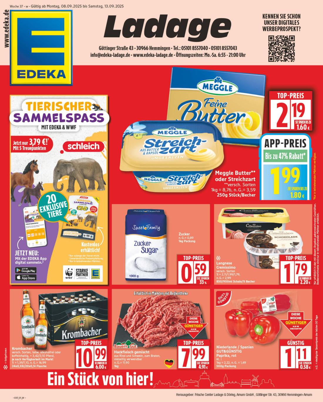 np - NP - Edeka - Hemmingen-Prospekt gültig vom 08.09. bis 13.09.