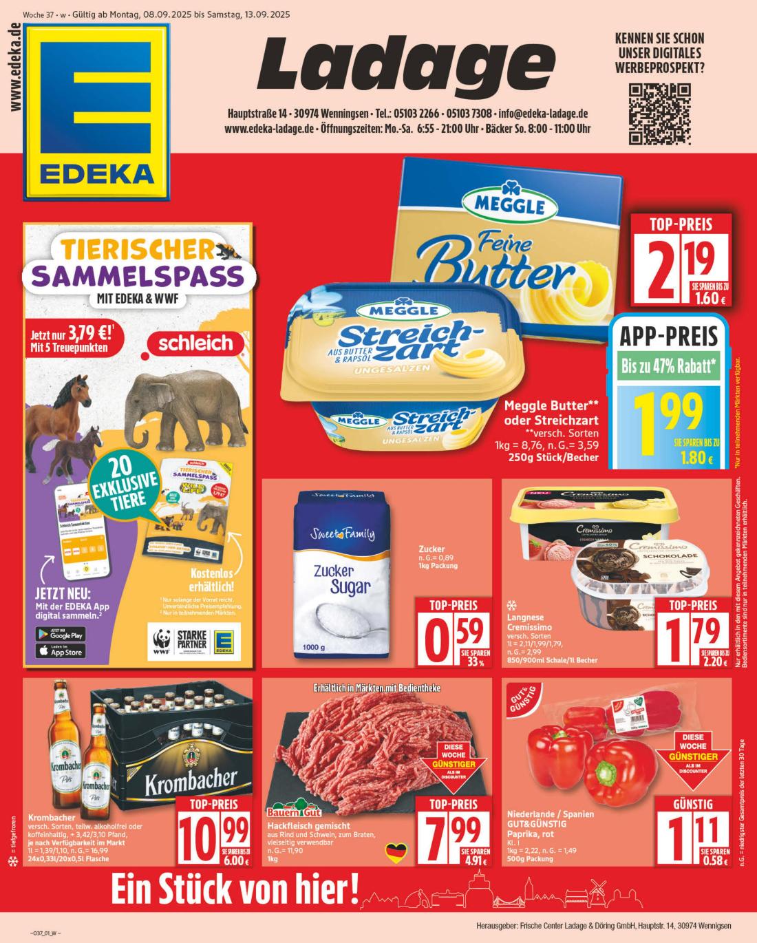np - NP - Edeka - Wenningsen-Prospekt gültig vom 08.09. bis 13.09. - page: 1