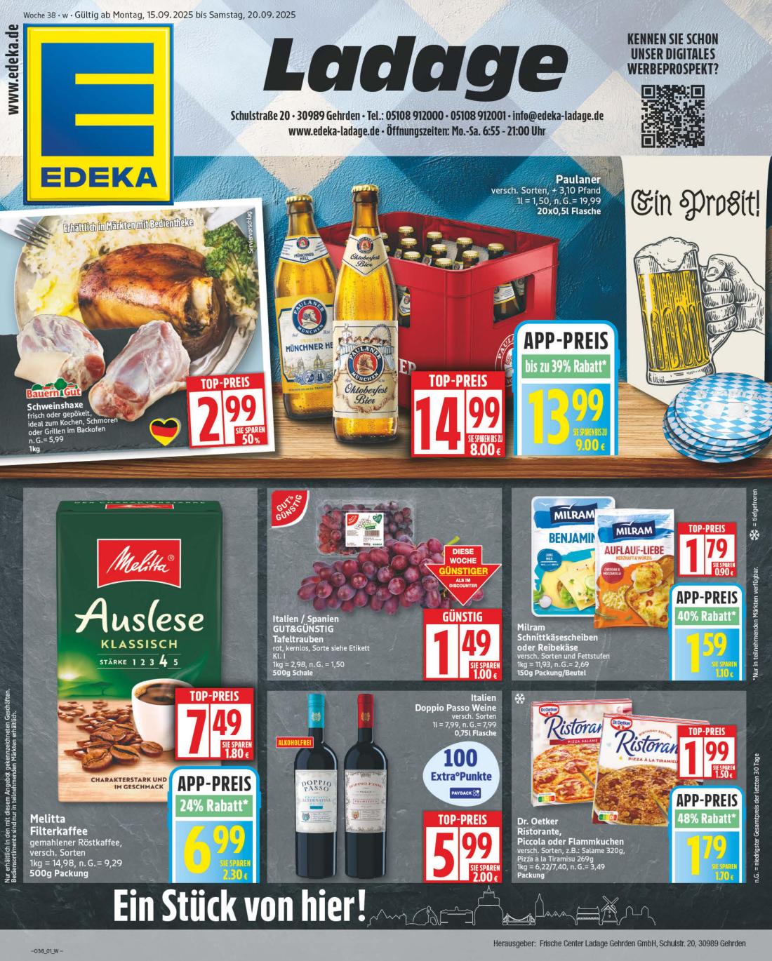 np - NP - Edeka - Gehrden-Prospekt gültig vom 15.09. bis 20.09.