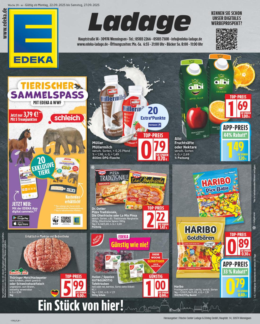 np - NP - Edeka - Wenningsen-Prospekt gültig vom 22.09. bis 27.09.