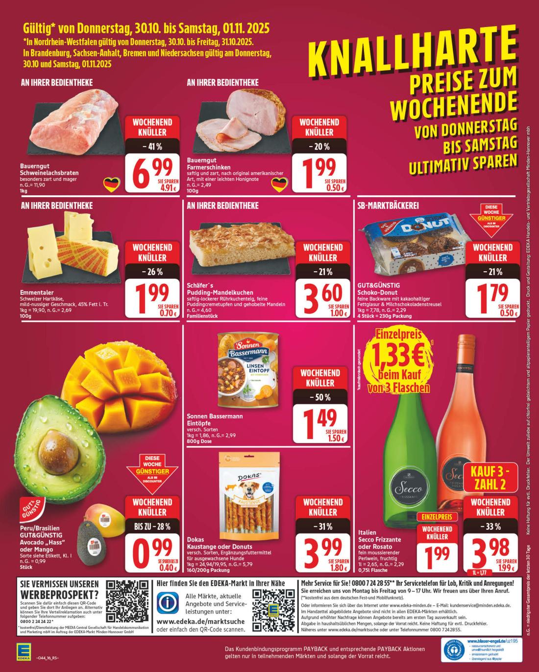 np - NP - Edeka - Wenningsen-Prospekt gültig vom 27.10. bis 01.11. - page: 16