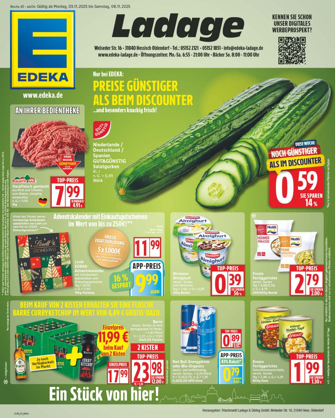np - NP - Edeka - Hessisch Oldendorf-Prospekt gültig vom 03.11. bis 08.11.