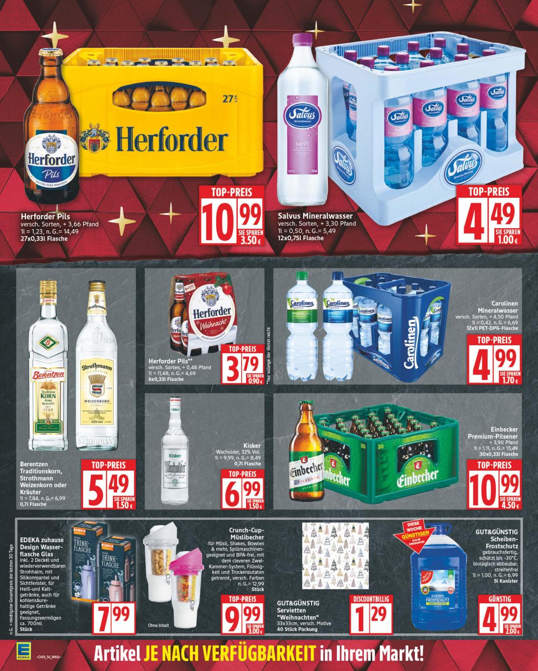 np - NP - Edeka - Hessisch Oldendorf-Prospekt gültig vom 01.12. bis 06.12. - page: 14