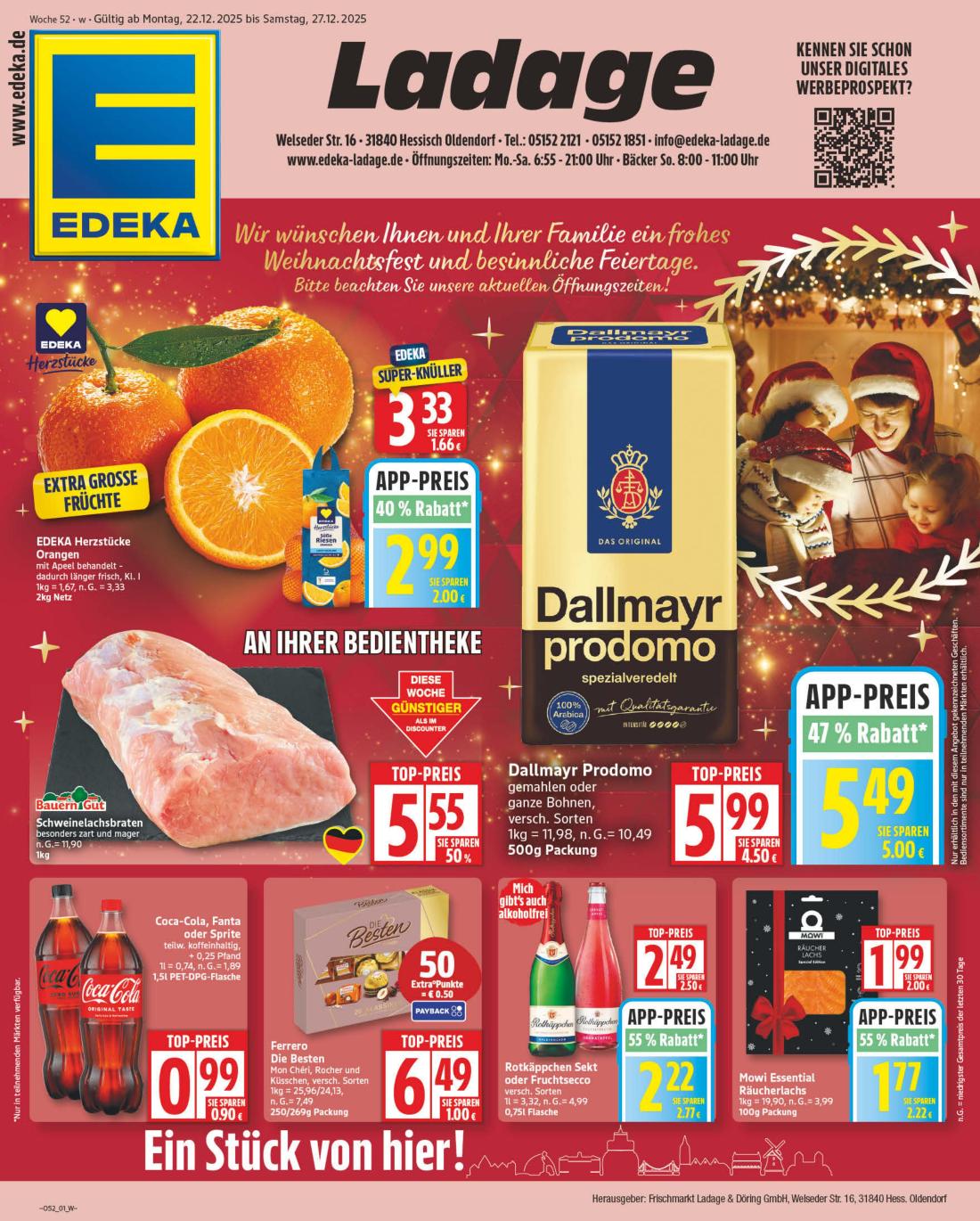 np - NP - Edeka - Hessisch Oldendorf-Prospekt gültig vom 22.12. bis 27.12. - page: 1