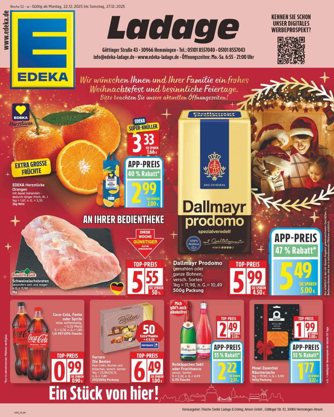 np - NP - Edeka - Hemmingen-Prospekt gültig vom 29.12. bis 03.01.