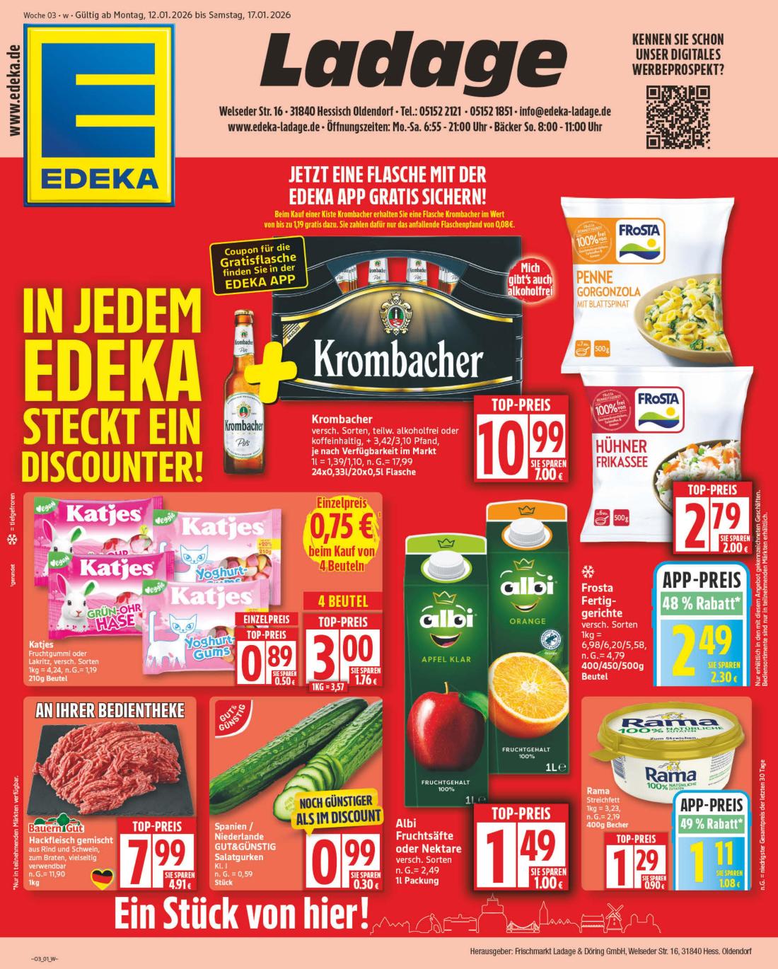 np - NP - Edeka - Hessisch Oldendorf-Prospekt gültig vom 12.01. bis 17.01.