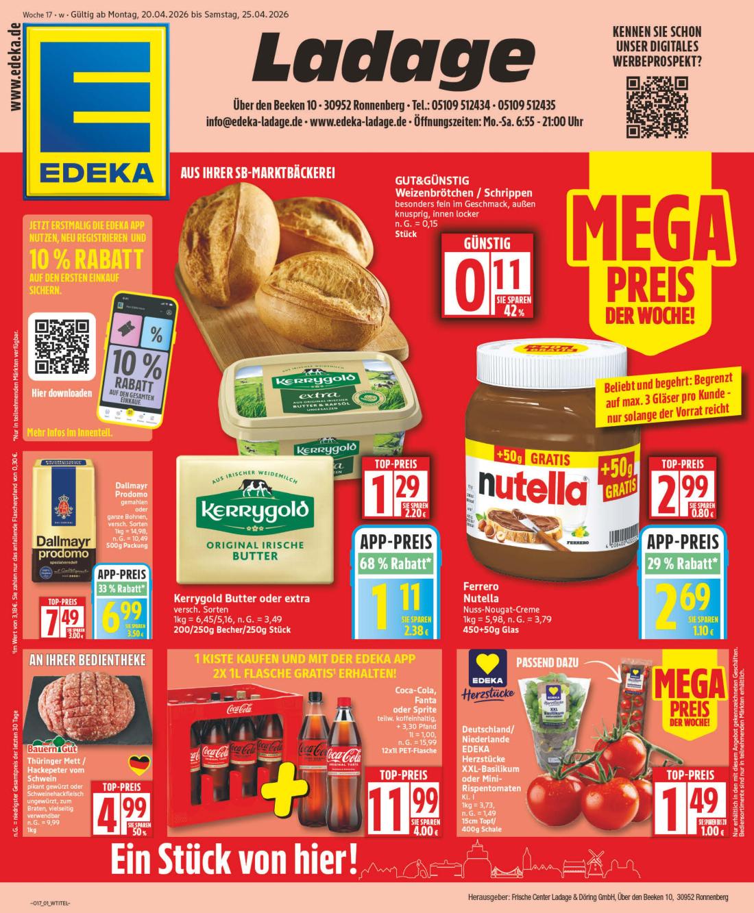 np - NP - Ronnenberg Prospekt nächste Woche – von Montag 20.04.2026 bis Samstag 25.04.2026