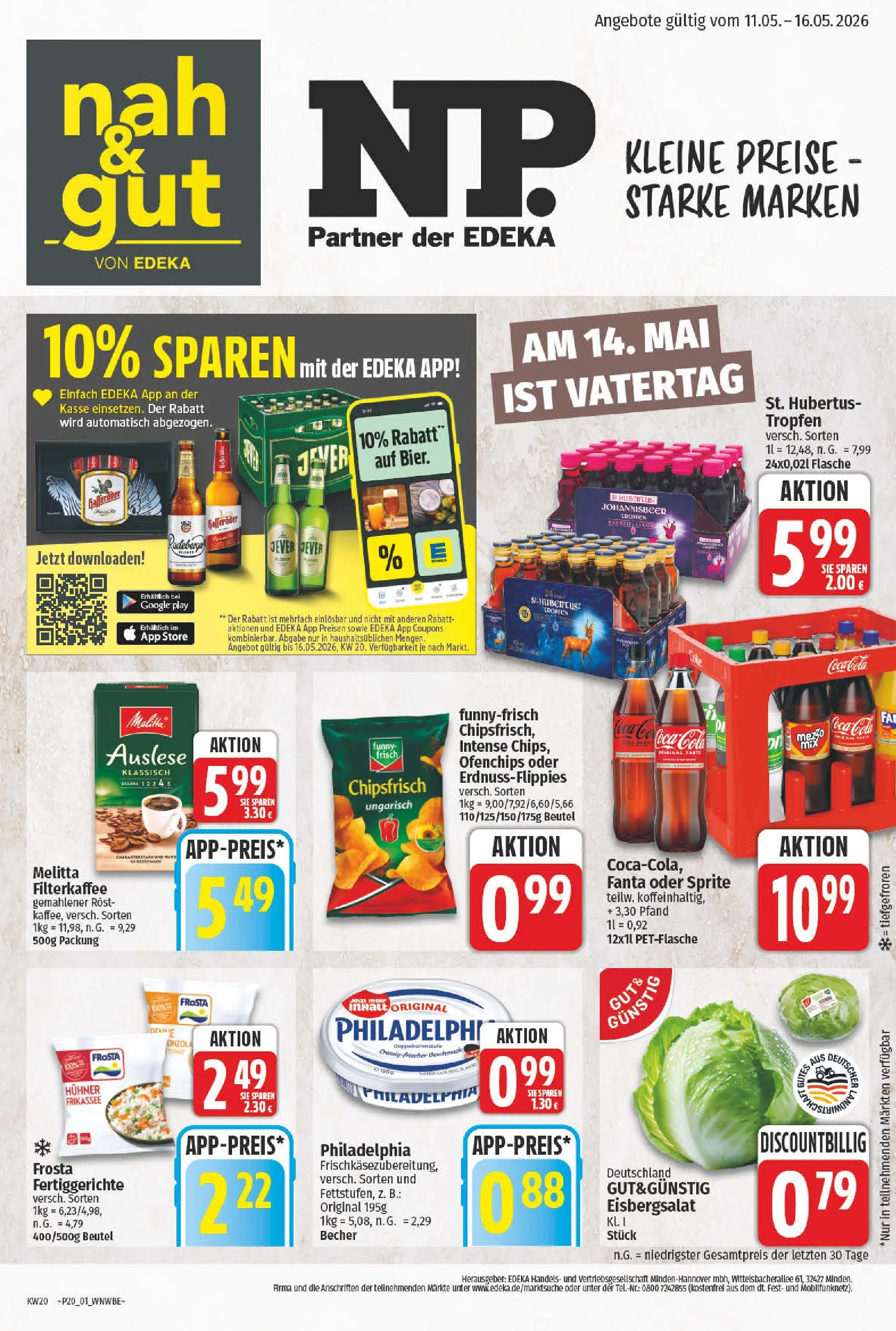 np - NP - nah & gut Prospekt – von Montag 11.05.2026 bis Samstag 16.05.2026