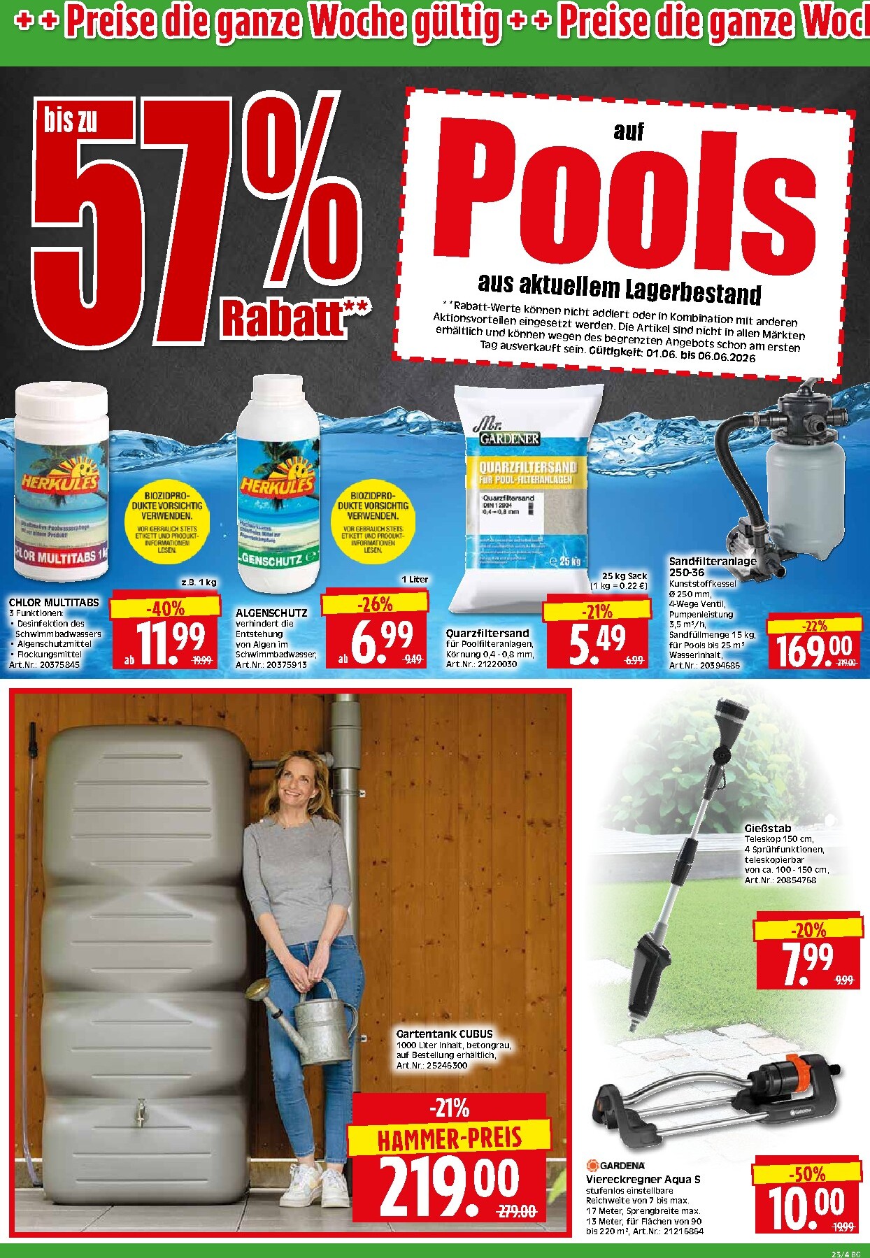 herkules - Herkules - Bau & Garten Prospekt nächste Woche – von Montag 01.06.2026 bis Samstag 06.06.2026 - page: 4