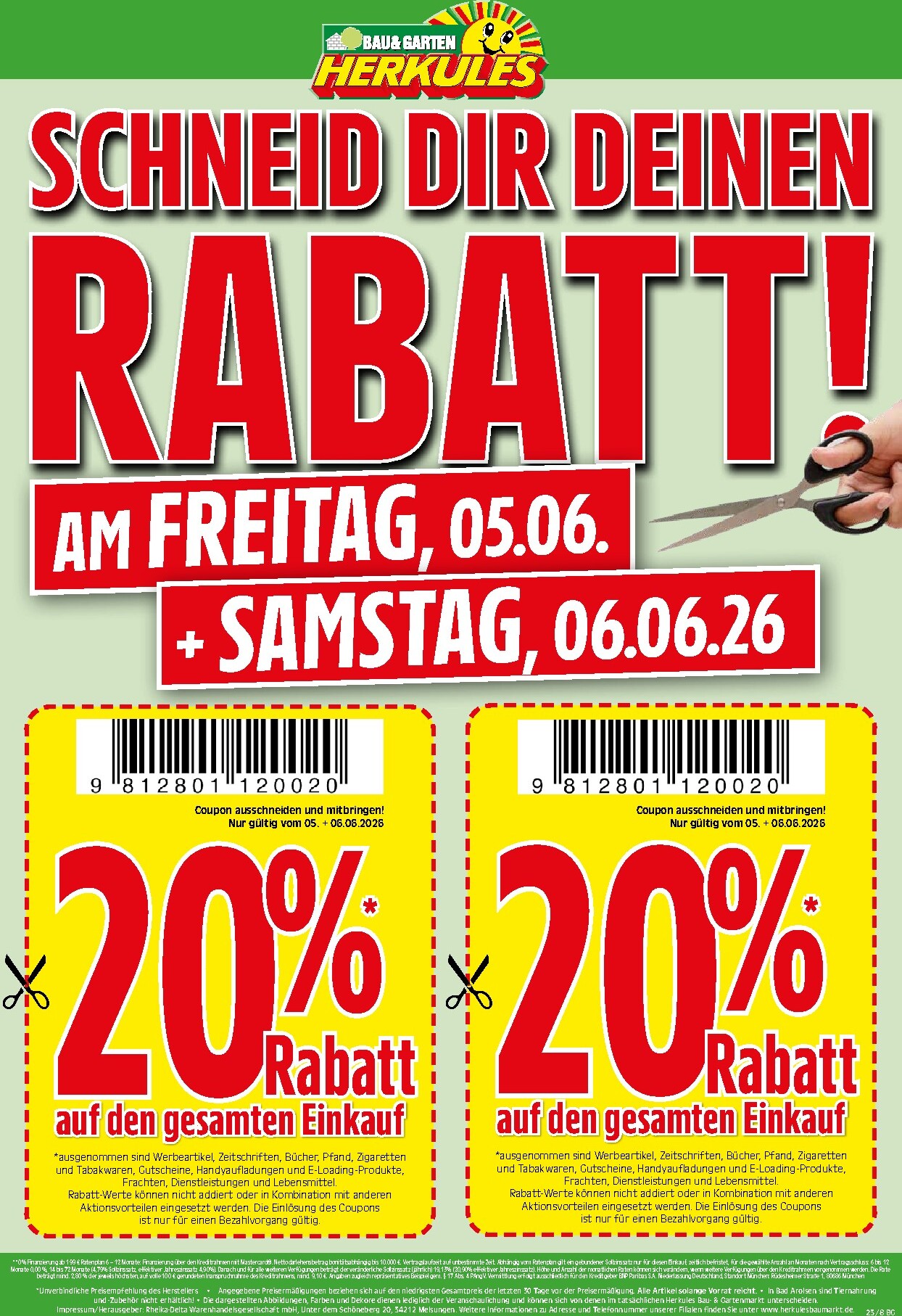 herkules - Herkules - Bau & Garten Prospekt nächste Woche – von Montag 01.06.2026 bis Samstag 06.06.2026 - page: 8
