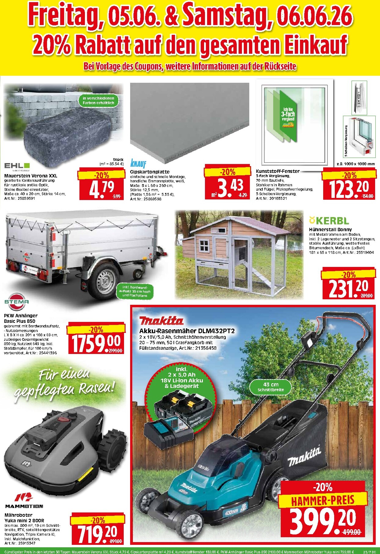 herkules - Herkules - Bau & Garten Prospekt nächste Woche – von Montag 01.06.2026 bis Samstag 06.06.2026 - page: 7