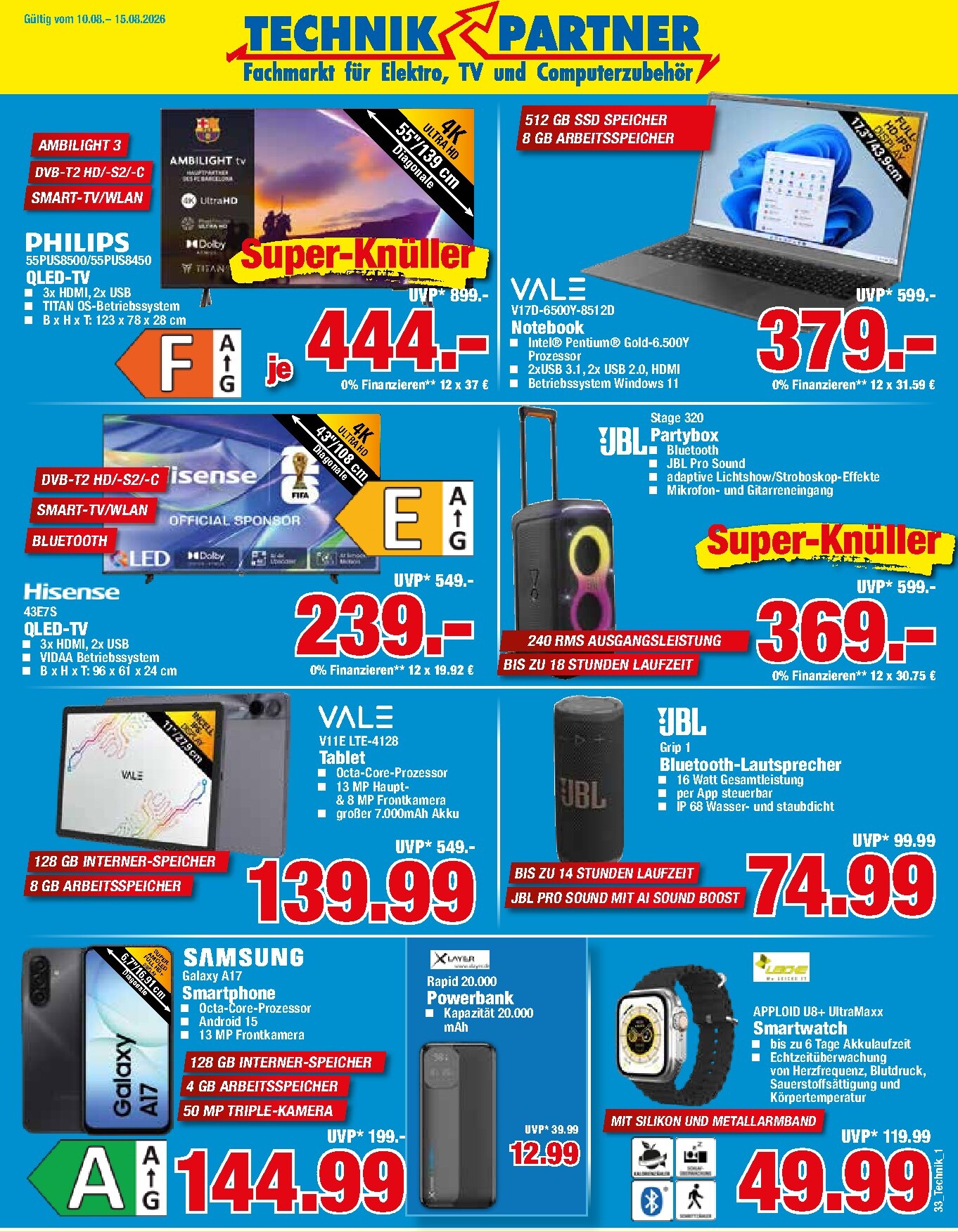herkules - Herkules - Technik Partner Prospekt – von Montag 10.08.2026 bis Samstag 15.08.2026