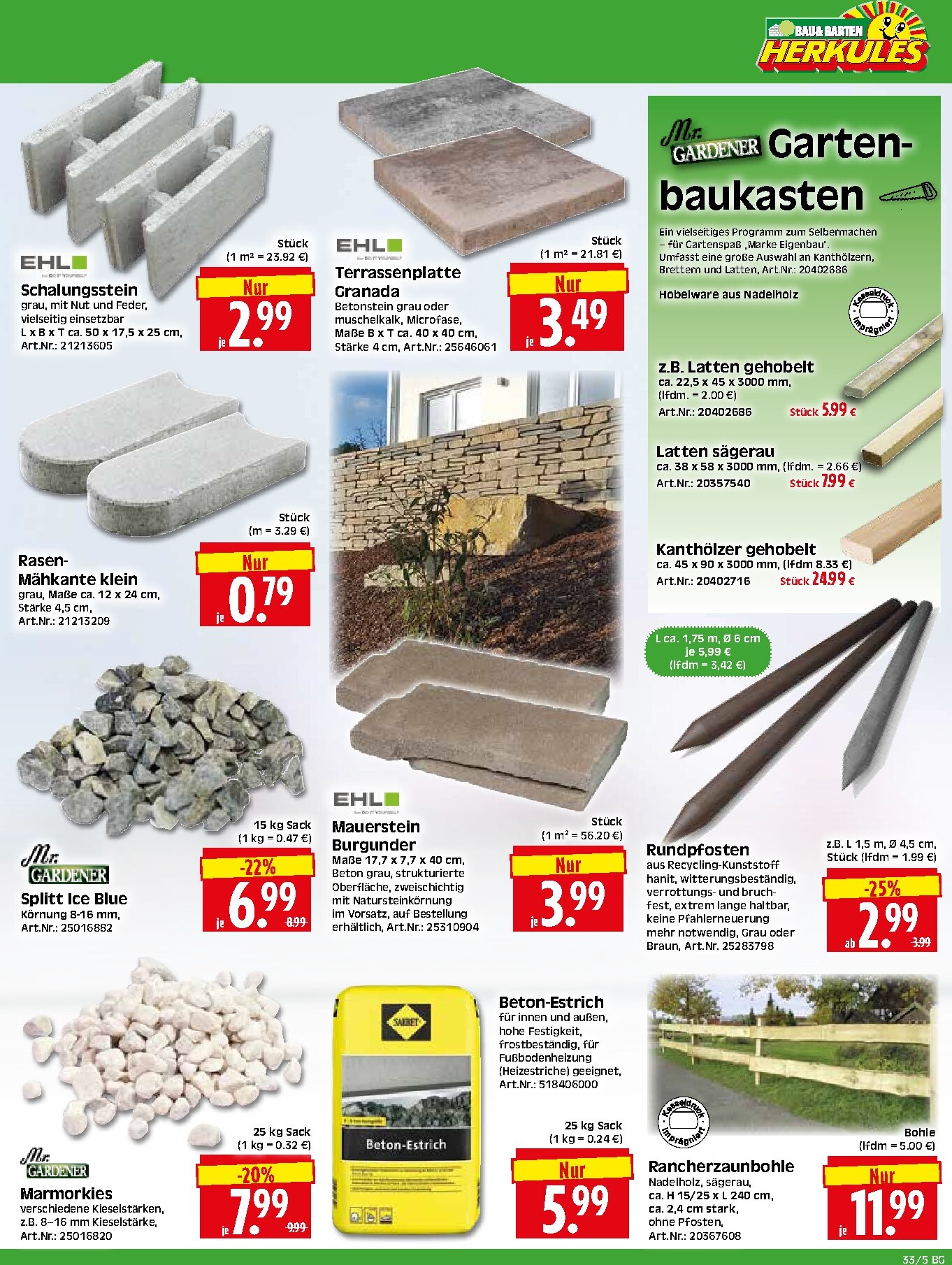herkules - Herkules - Bau & Garten Prospekt – von Montag 10.08.2026 bis Samstag 15.08.2026 - page: 5