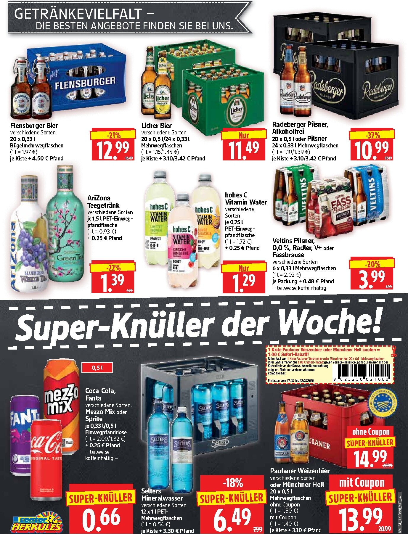 herkules - Herkules Prospekt nächste Woche – von Montag 17.08.2026 bis Samstag 22.08.2026 - page: 14