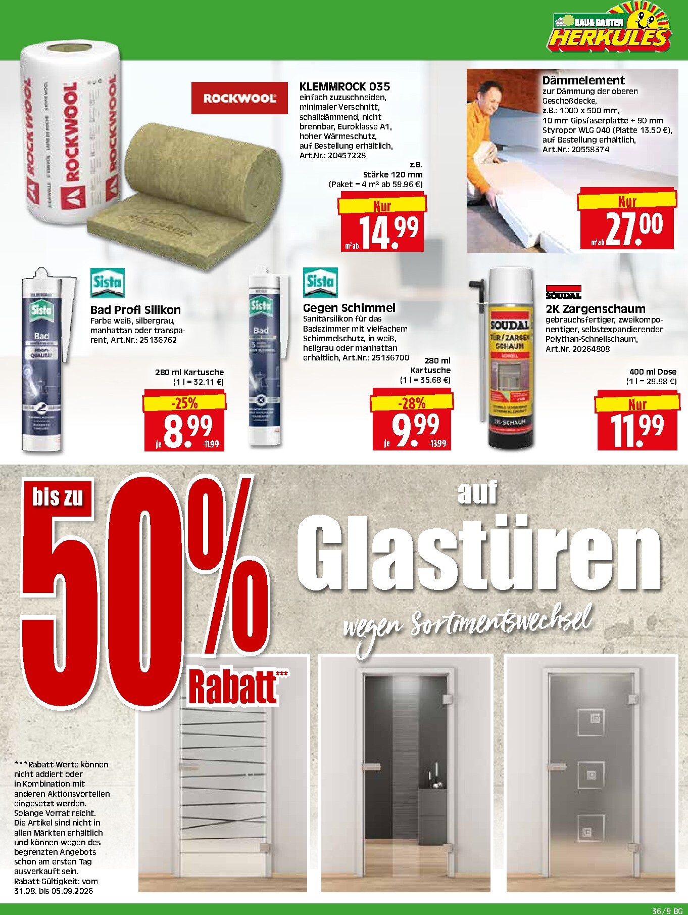 herkules - Herkules - Bau & Garten Prospekt nächste Woche – von Montag 31.08.2026 bis Samstag 05.09.2026 - page: 9