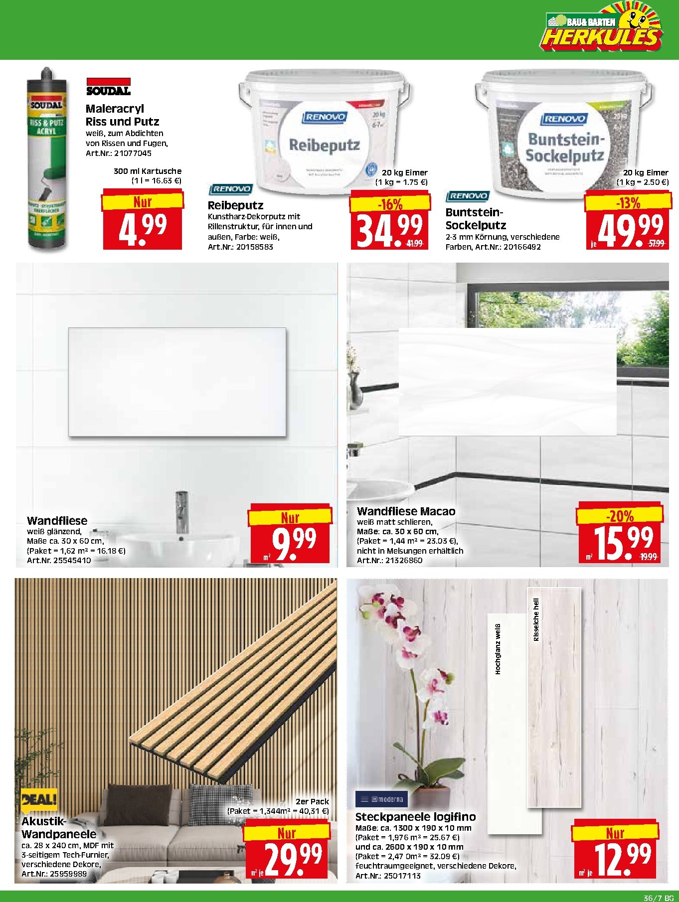 herkules - Herkules - Bau & Garten Prospekt nächste Woche – von Montag 31.08.2026 bis Samstag 05.09.2026 - page: 7