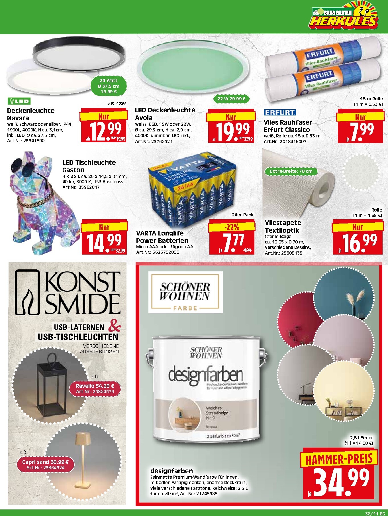 herkules - Herkules - Bau & Garten Prospekt nächste Woche – von Montag 31.08.2026 bis Samstag 05.09.2026 - page: 11