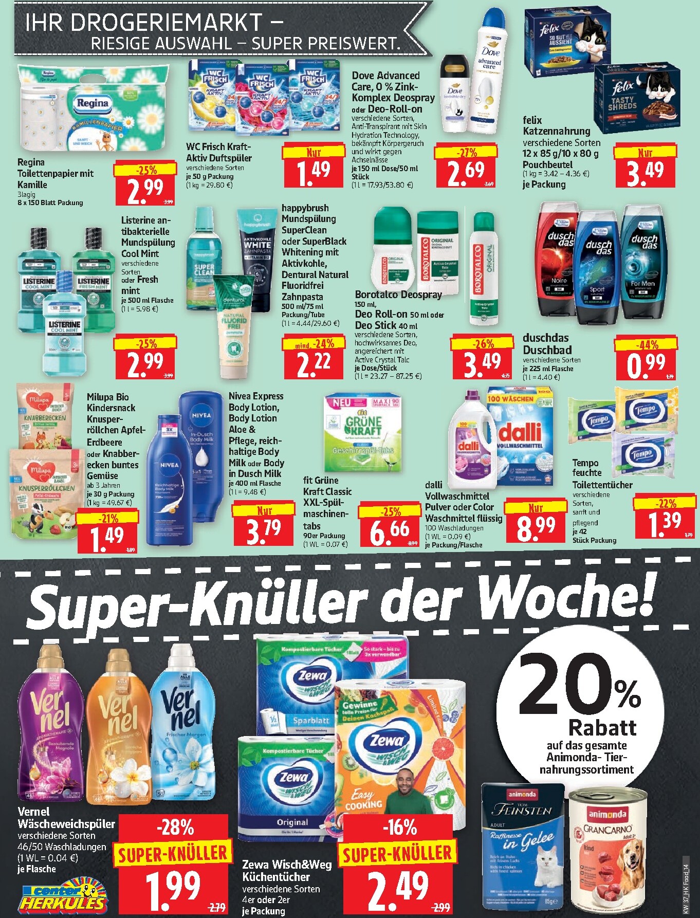 herkules - Herkules Prospekt nächste Woche – von Montag 07.09.2026 bis Samstag 12.09.2026 - page: 14