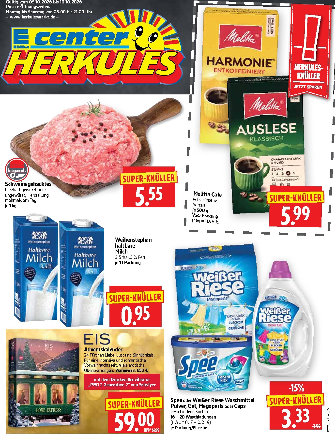 herkules - Herkules Prospekt nächste Woche – von Montag 05.10.2026 bis Samstag 10.10.2026 - page: 3