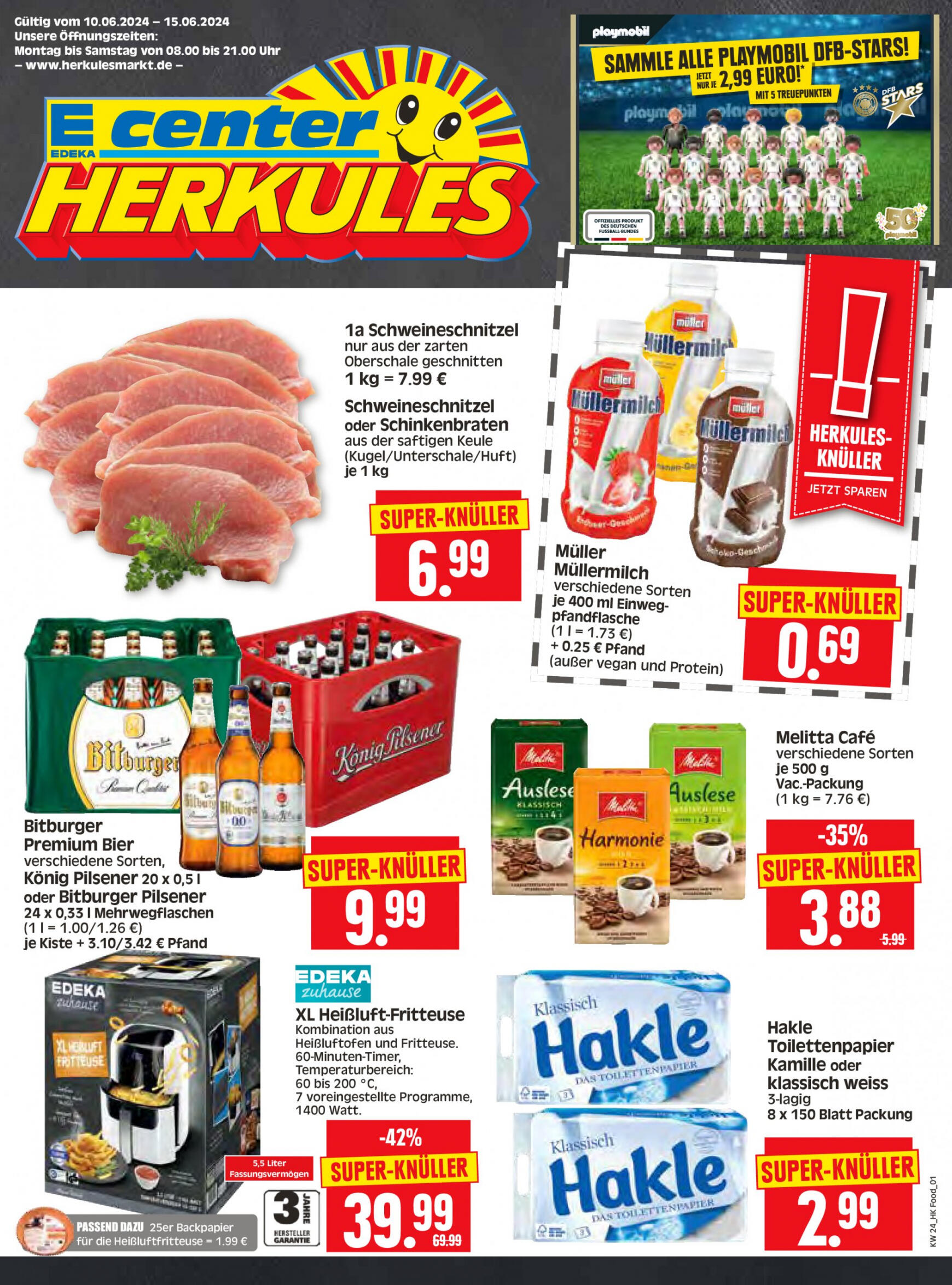 herkules - Flyer Herkules - Lebensmittel aktuell 10.06. - 15.06. - page: 1