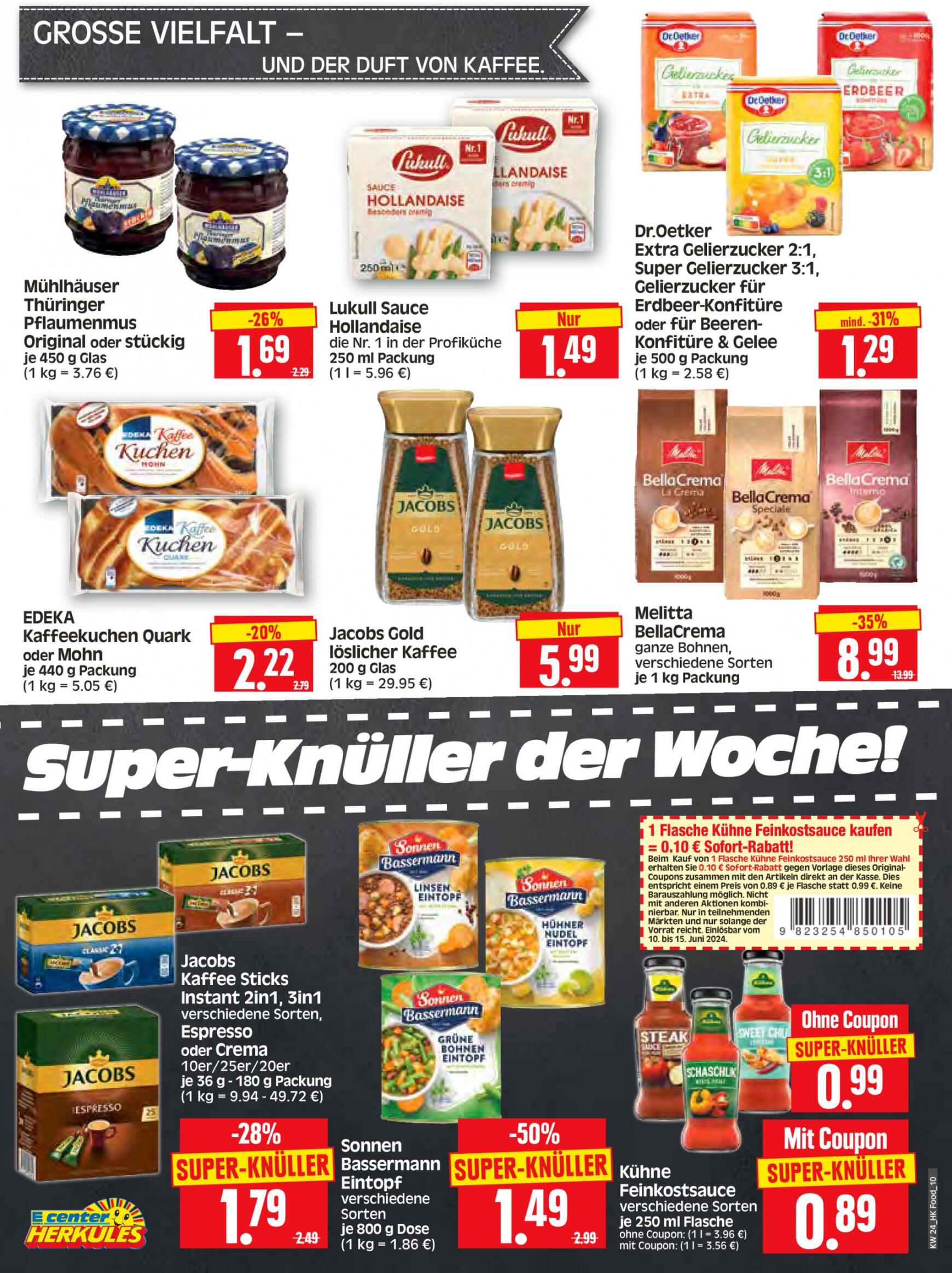 herkules - Flyer Herkules - Lebensmittel aktuell 10.06. - 15.06. - page: 10