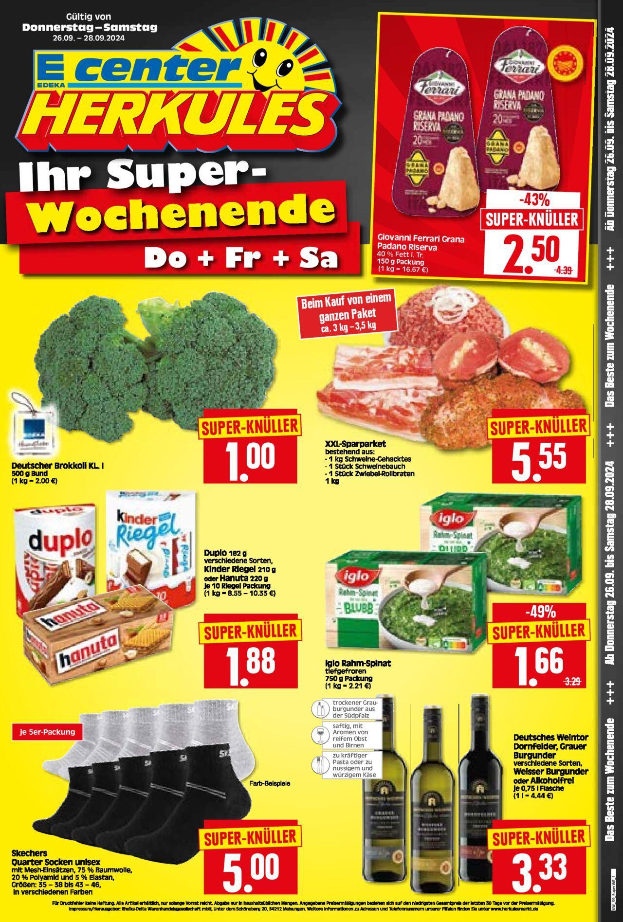 herkules - HERKULES Sonderbeilage 26.09.2024 - 28.09.2024 - page: 1