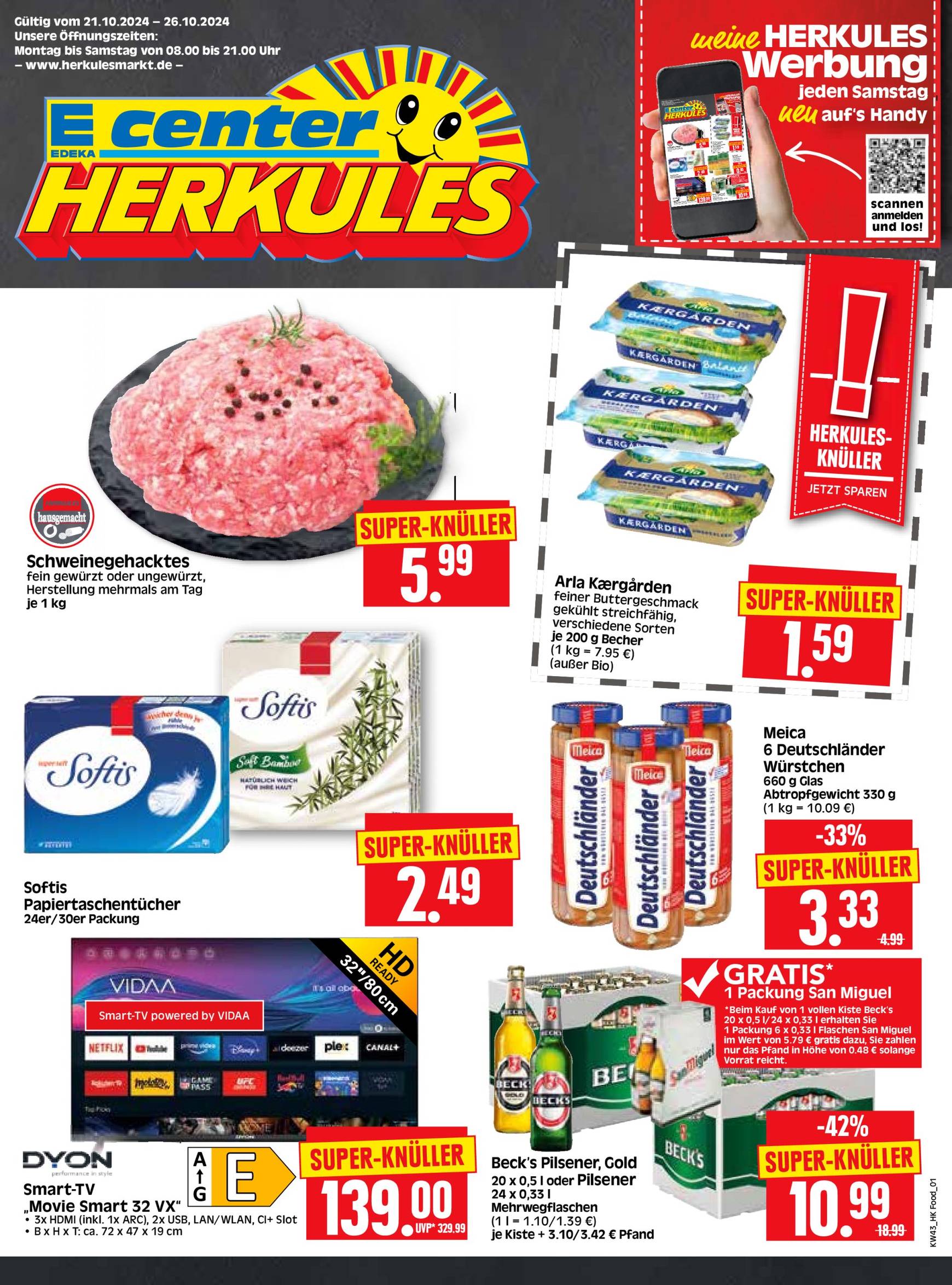 herkules - Herkules-Prospekt gültig von 21.10. bis 26.10. - page: 1