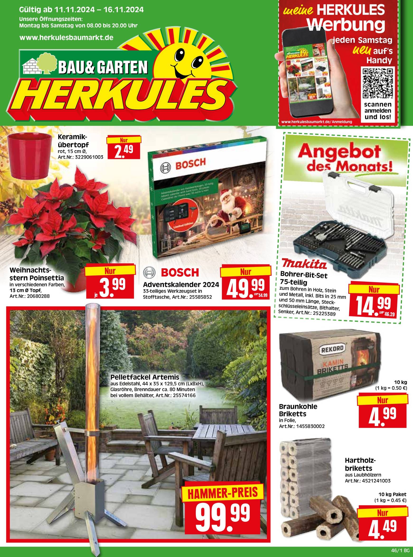 herkules - Herkules - Bau & Garten-Prospekt gültig von 11.11. bis 16.11.